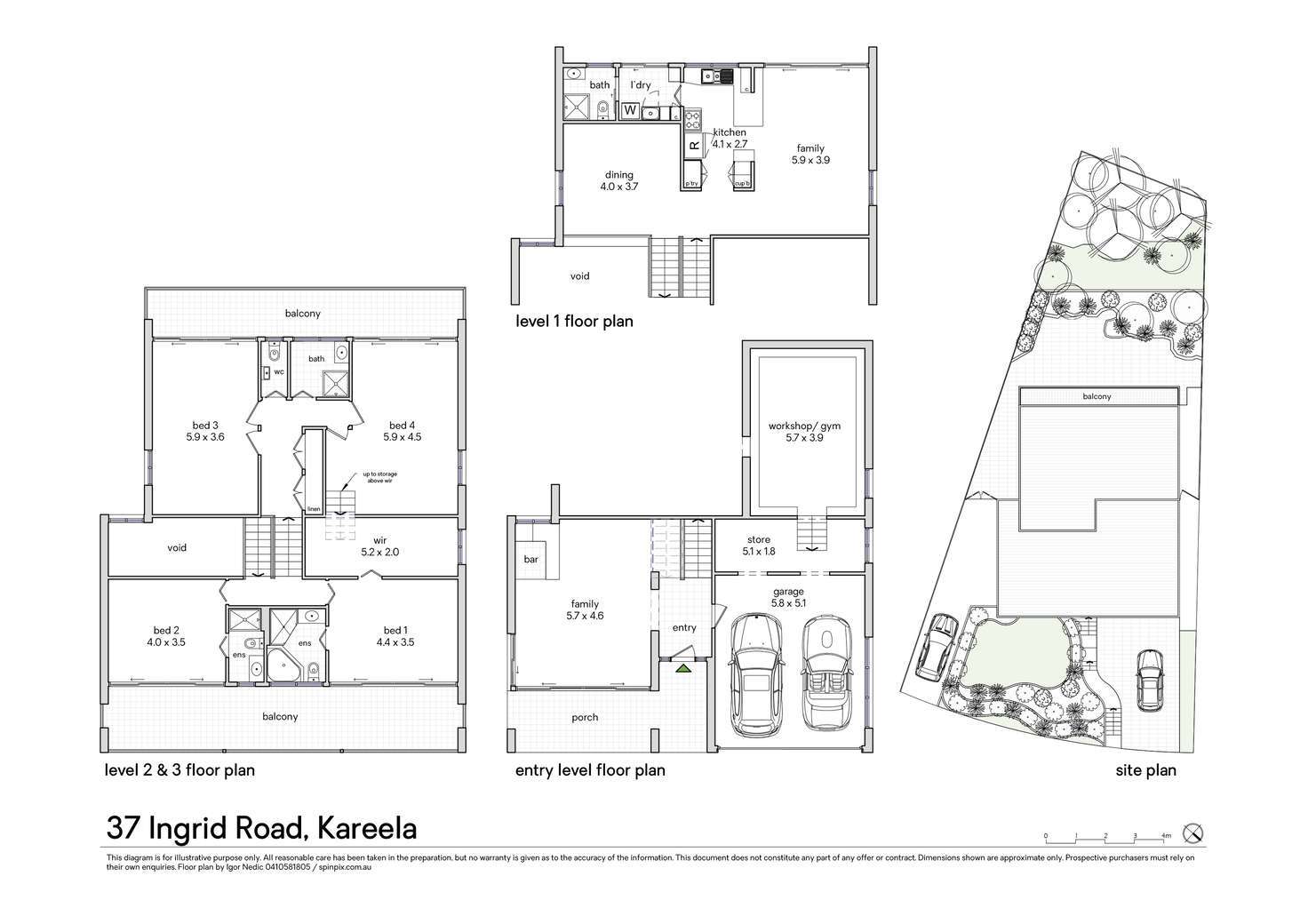 Floorplan of Homely house listing, 37 Ingrid Road, Kareela NSW 2232