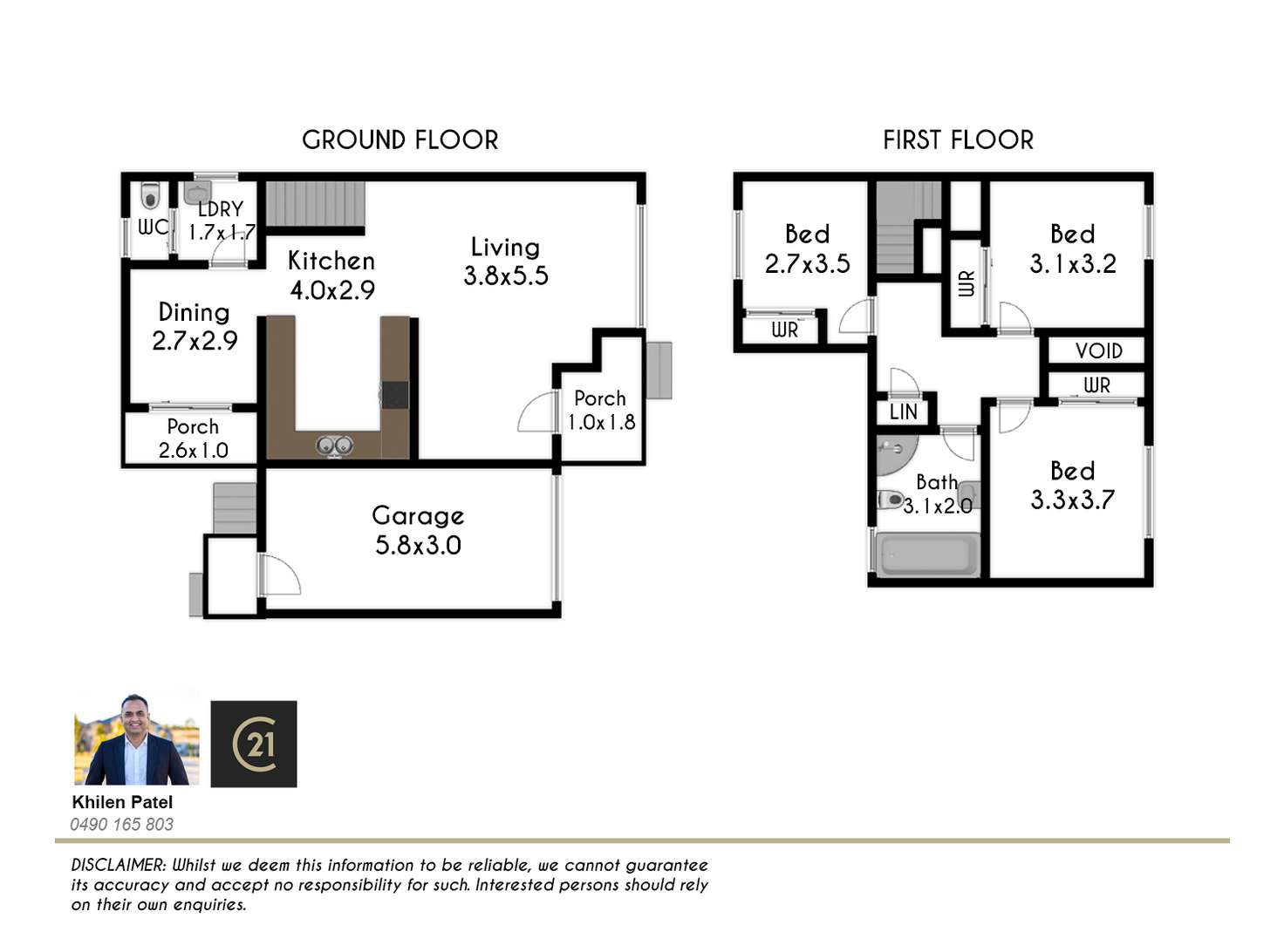 Floorplan of Homely townhouse listing, 2/73-74 Park Avenue, Kingswood NSW 2747