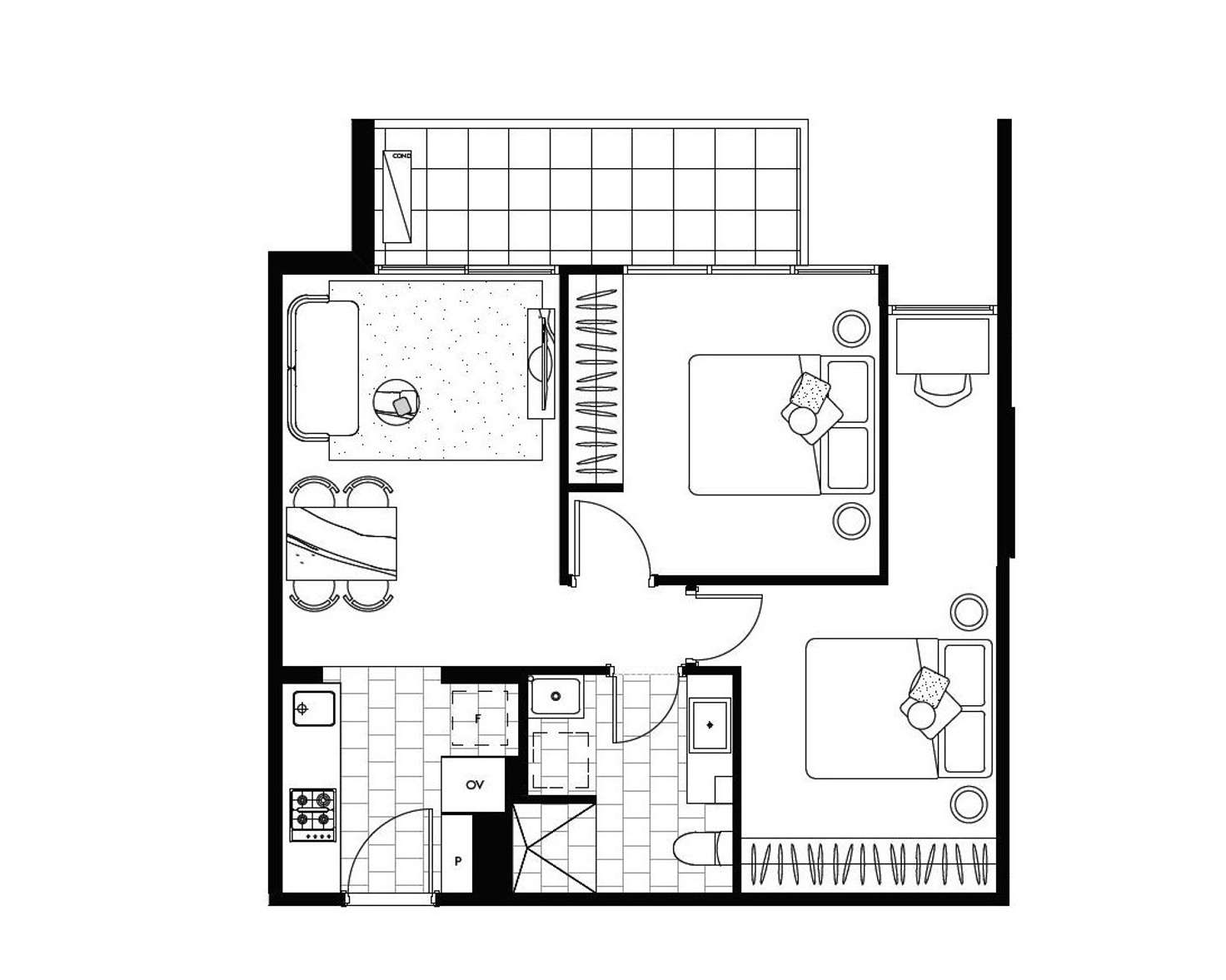 Floorplan of Homely apartment listing, 210/251 Canterbury Road, Forest Hill VIC 3131