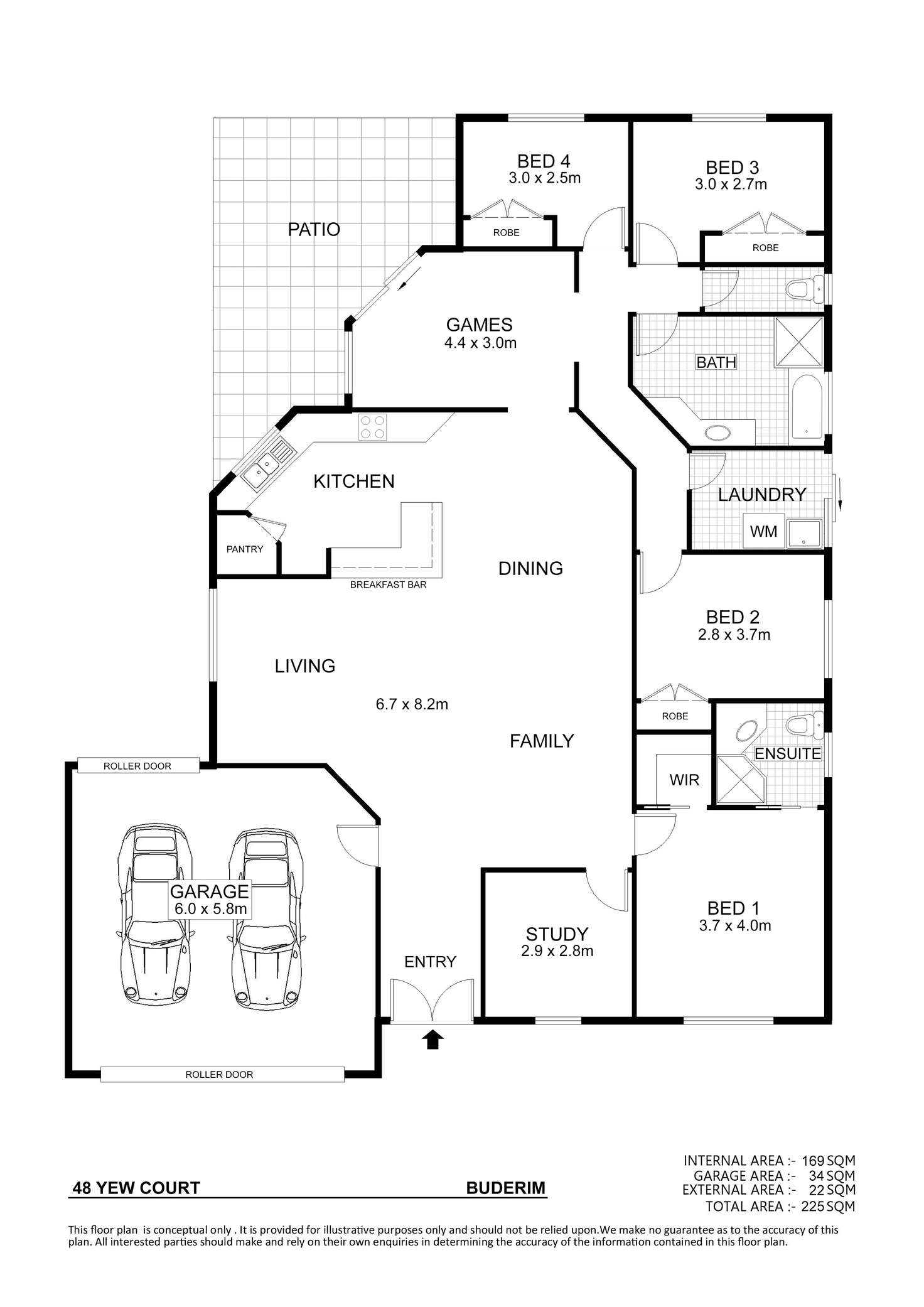 Floorplan of Homely house listing, 48 Yew Court, Buderim QLD 4556