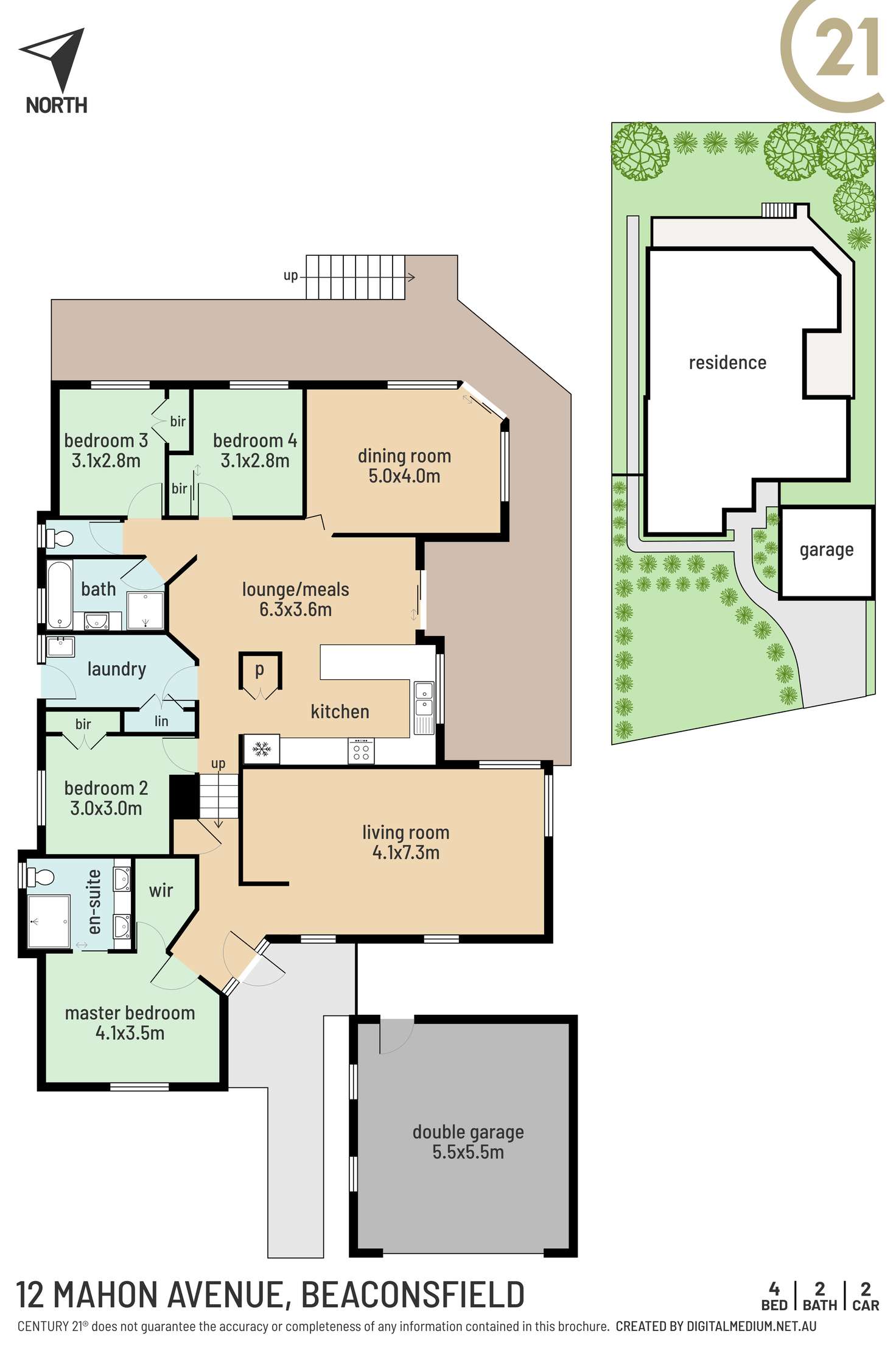 Floorplan of Homely house listing, 12 Mahon Avenue, Beaconsfield VIC 3807
