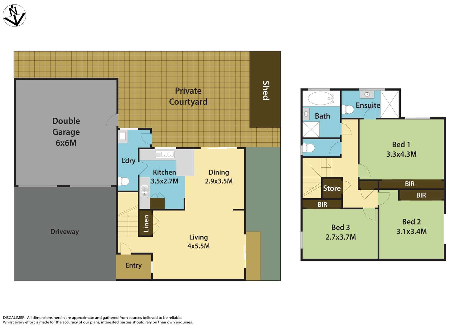 Floorplan of Homely townhouse listing, 6/130 Newton Road, Blacktown NSW 2148