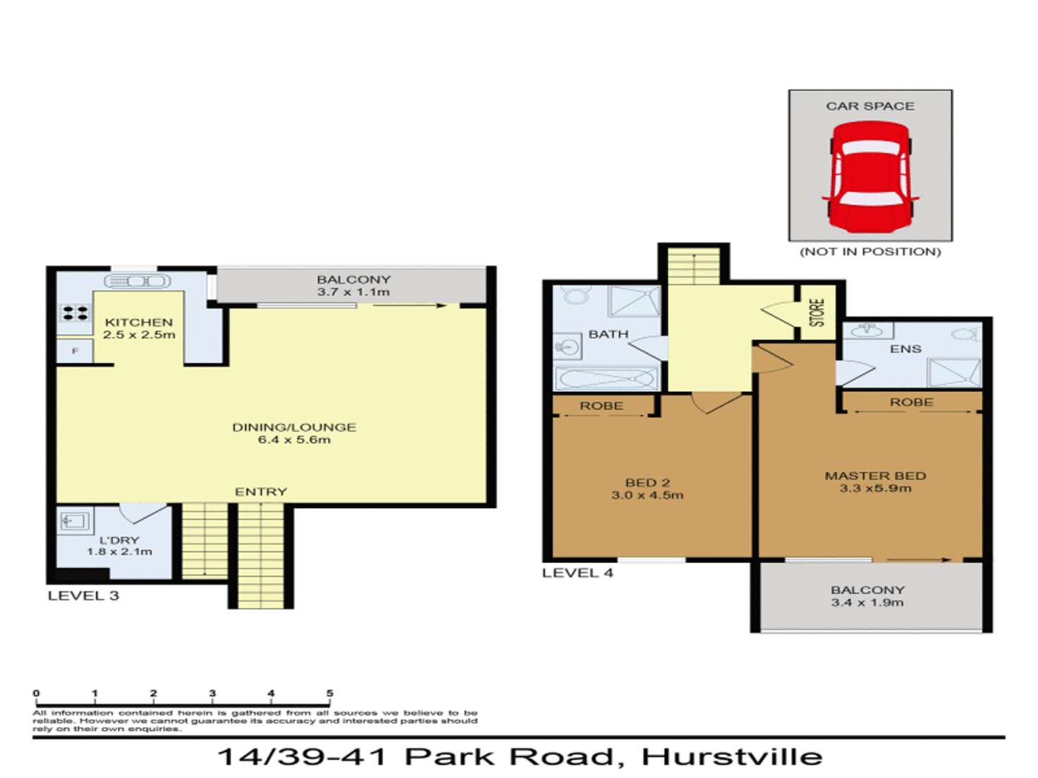 Floorplan of Homely apartment listing, 14/39-41 Park Road, Hurstville NSW 2220