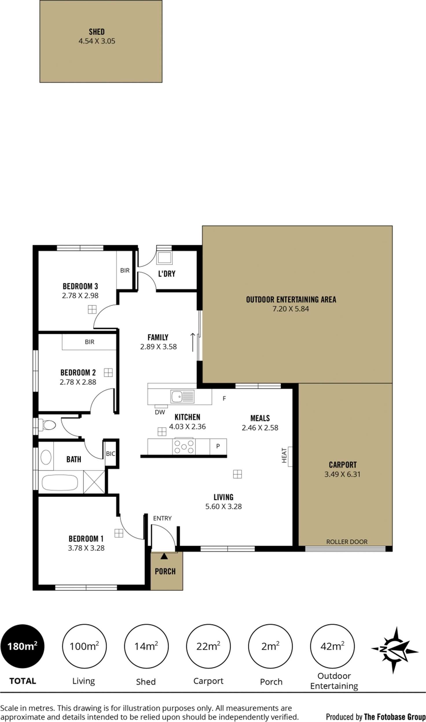 Floorplan of Homely house listing, 26 Kooyonga Way, Morphett Vale SA 5162