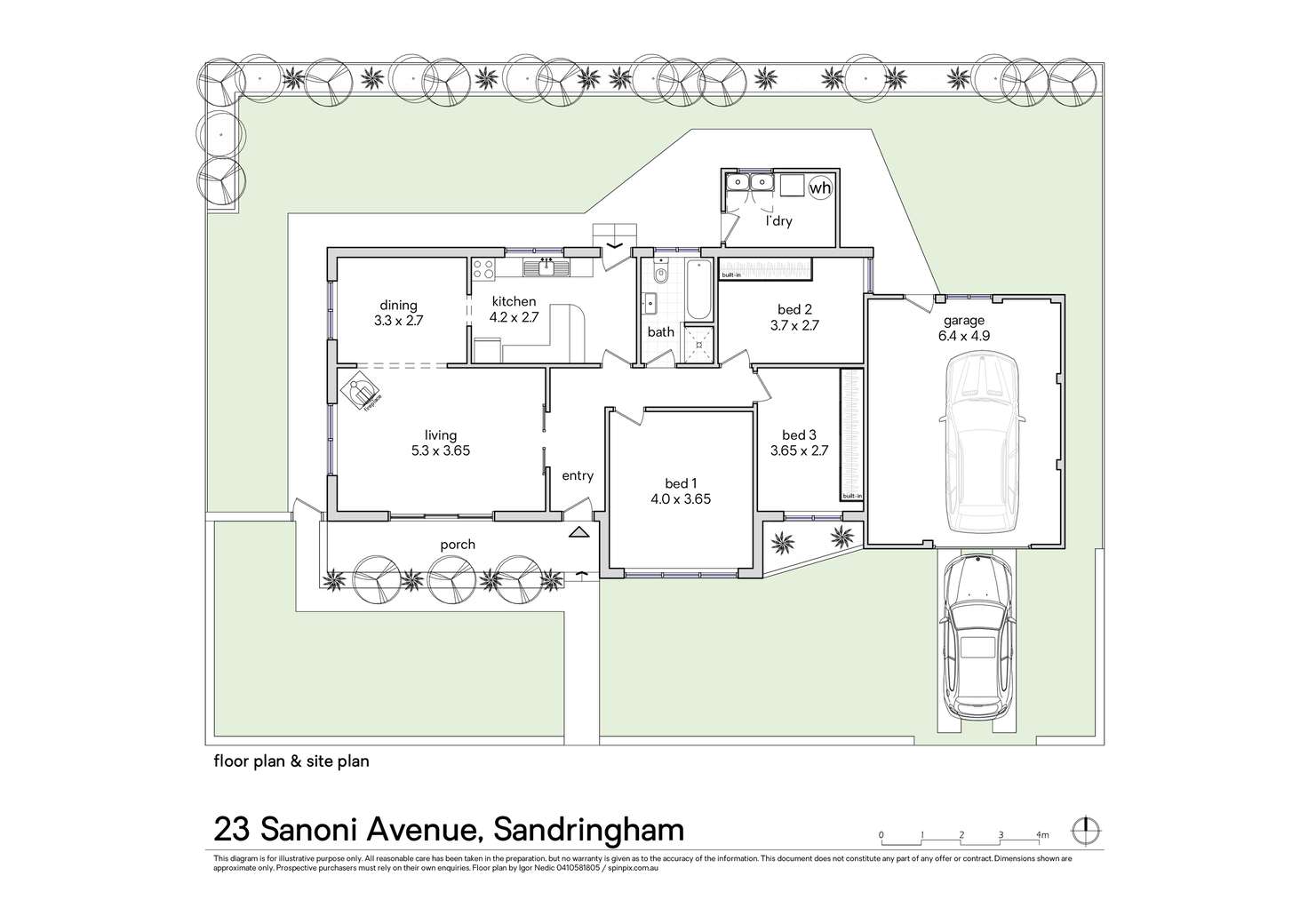 Floorplan of Homely house listing, 23 Sanoni Avenue, Sandringham NSW 2219