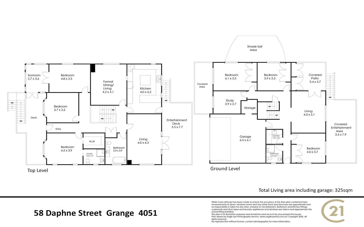 Floorplan of Homely house listing, 58 Daphne Street, Grange QLD 4051