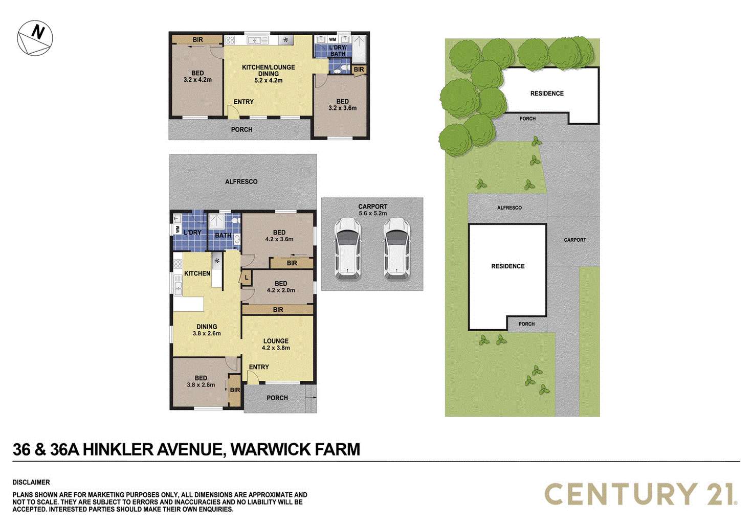 Floorplan of Homely house listing, 36 Hinkler Avenue, Warwick Farm NSW 2170