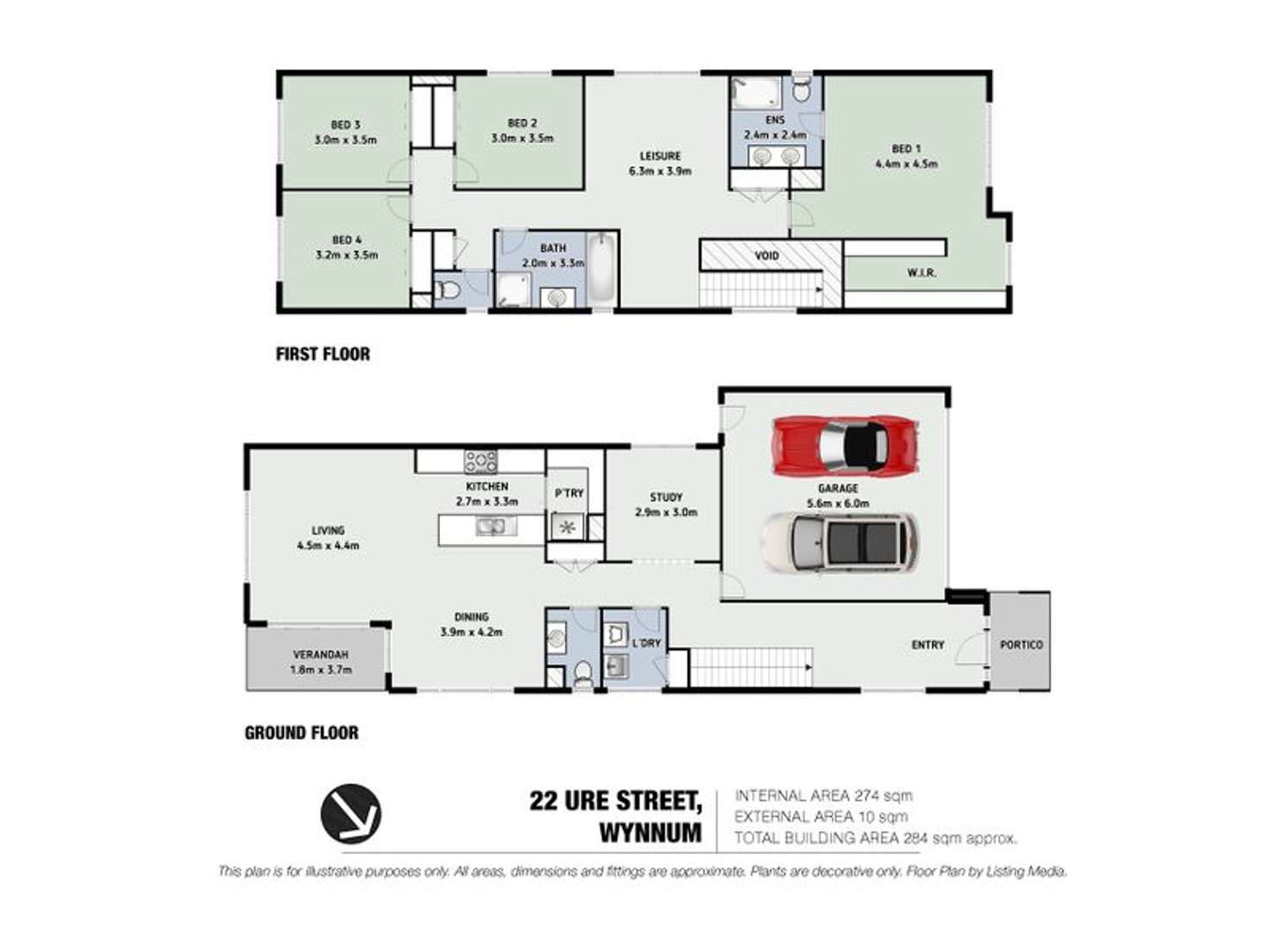 Floorplan of Homely house listing, 22 Ure Street, Wynnum QLD 4178
