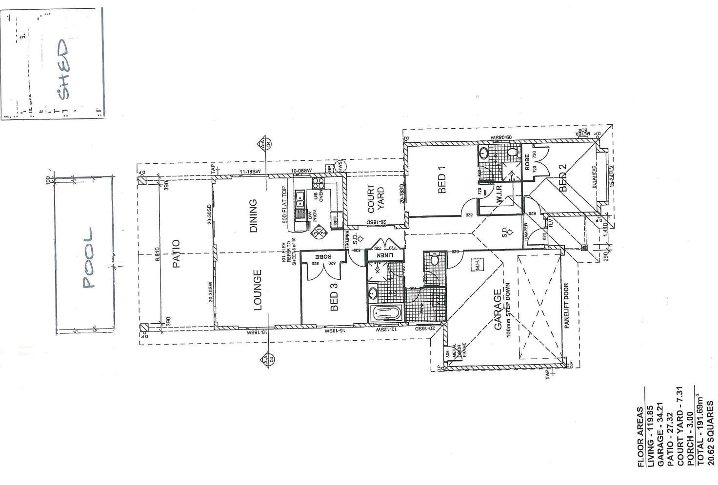Floorplan of Homely house listing, 18 Bayil Drive, Cooya Beach QLD 4873