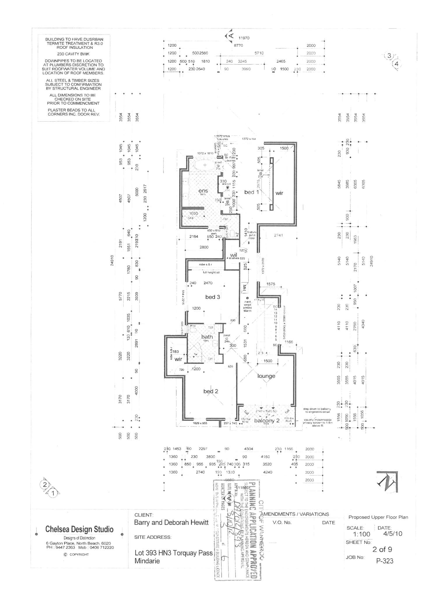 Floorplan of Homely house listing, 3 Torquay Pass, Mindarie WA 6030