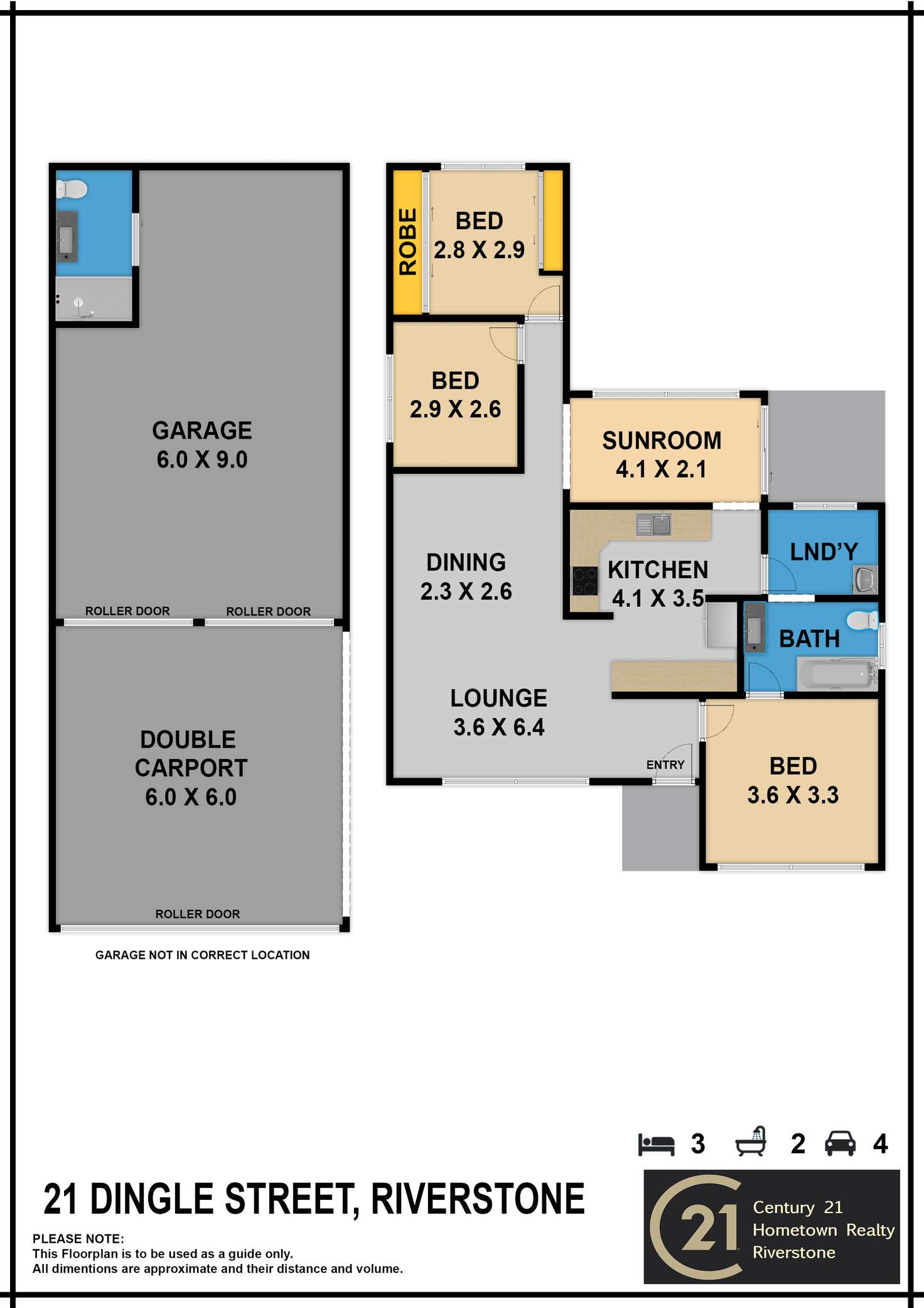 Floorplan of Homely house listing, 21 Dingle Street, Riverstone NSW 2765