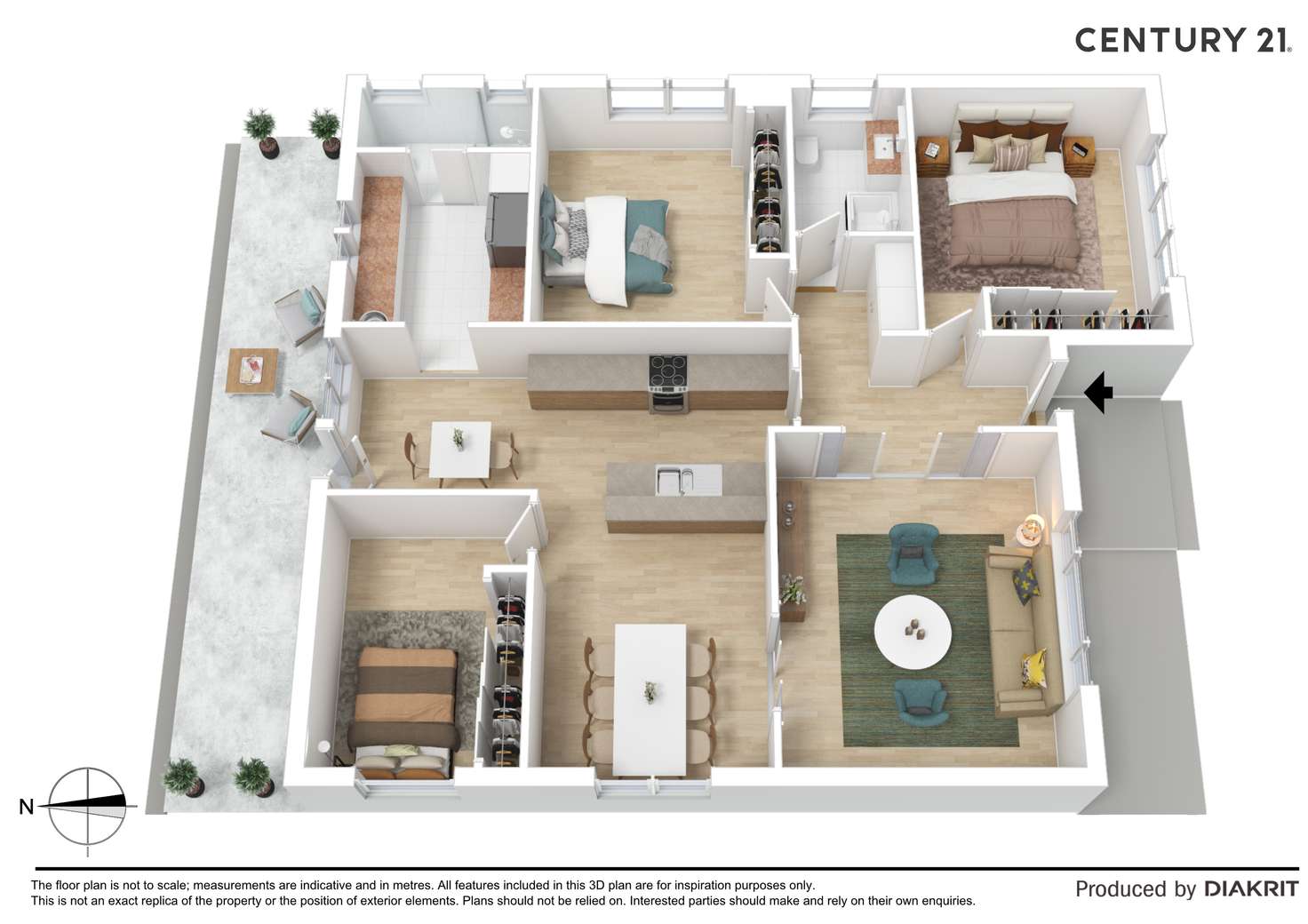 Floorplan of Homely house listing, 1/49 Hopwood Street, Echuca VIC 3564