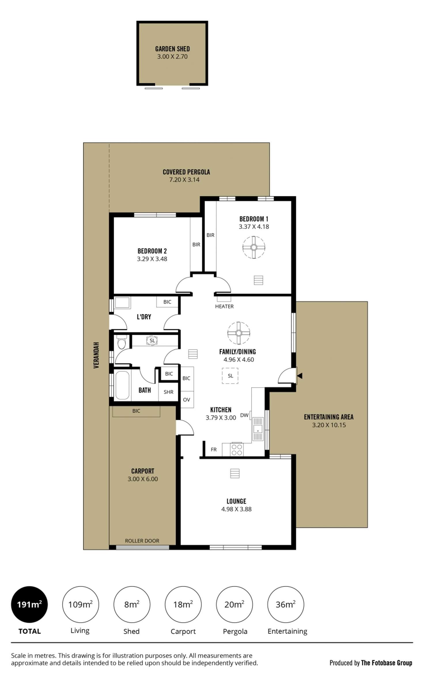 Floorplan of Homely house listing, 11 Laffitte Place, Seaford Rise SA 5169