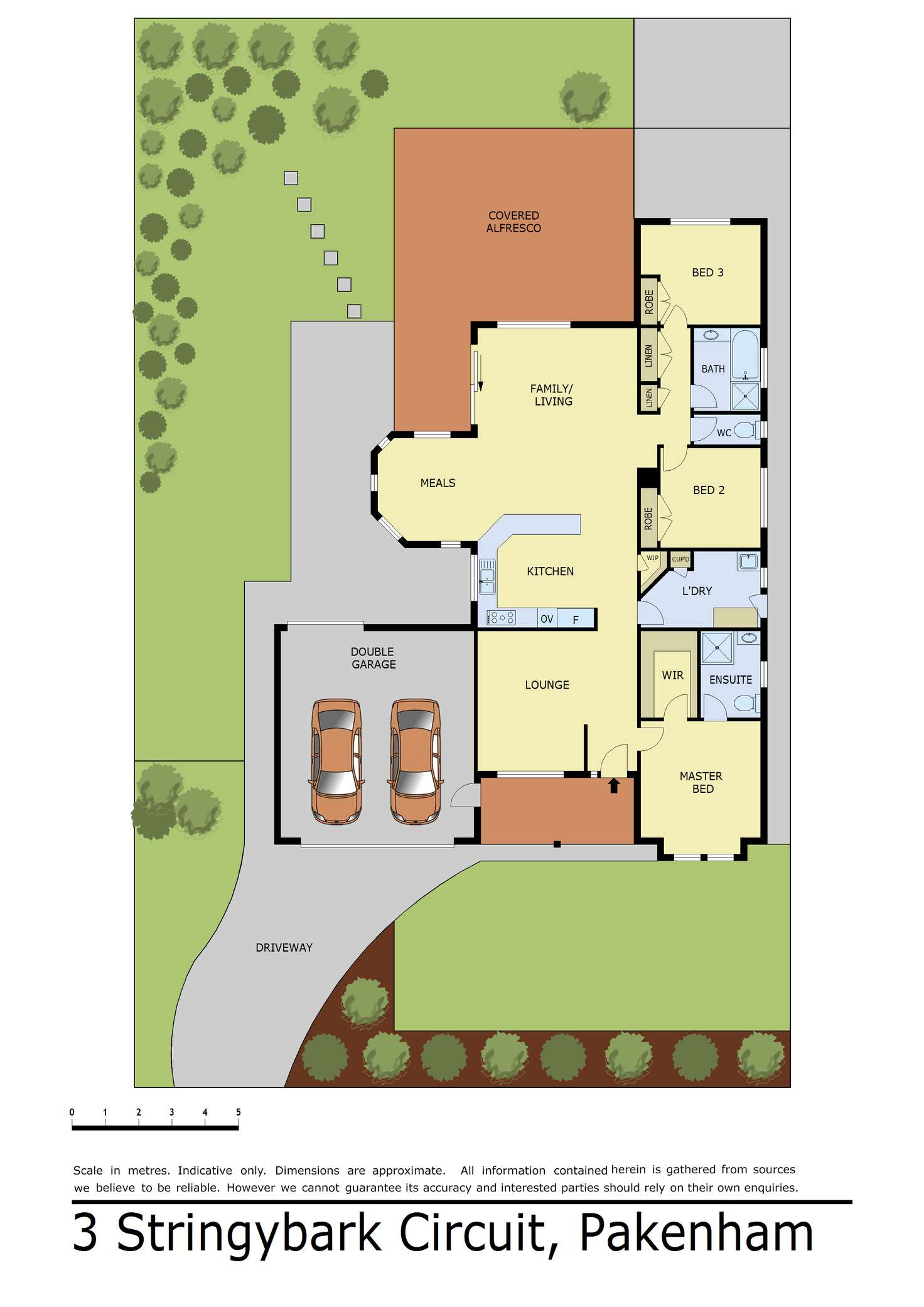 Floorplan of Homely house listing, 3 Stringybark Circuit, Pakenham VIC 3810