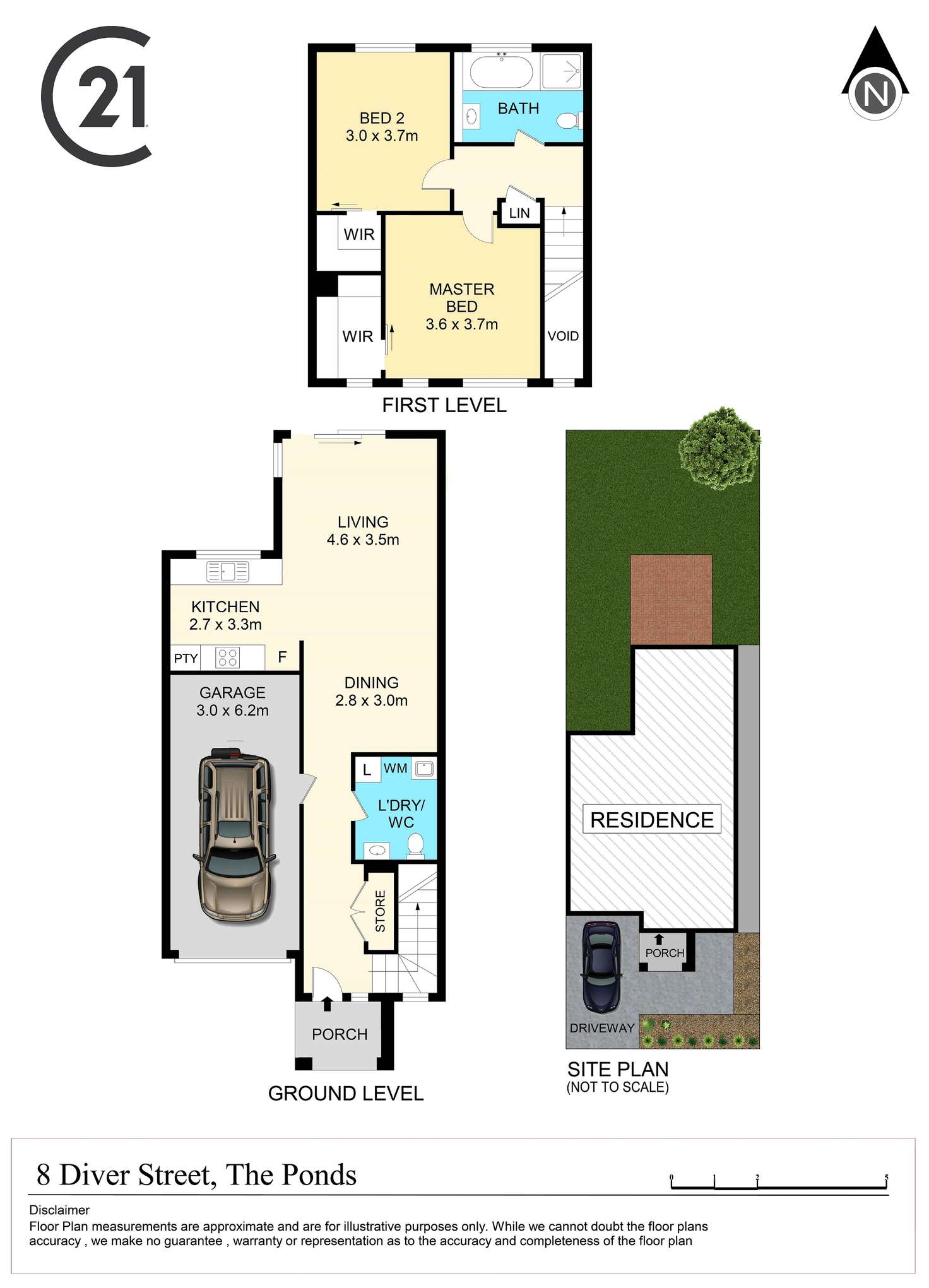 Floorplan of Homely house listing, 8 Diver Street, The Ponds NSW 2769