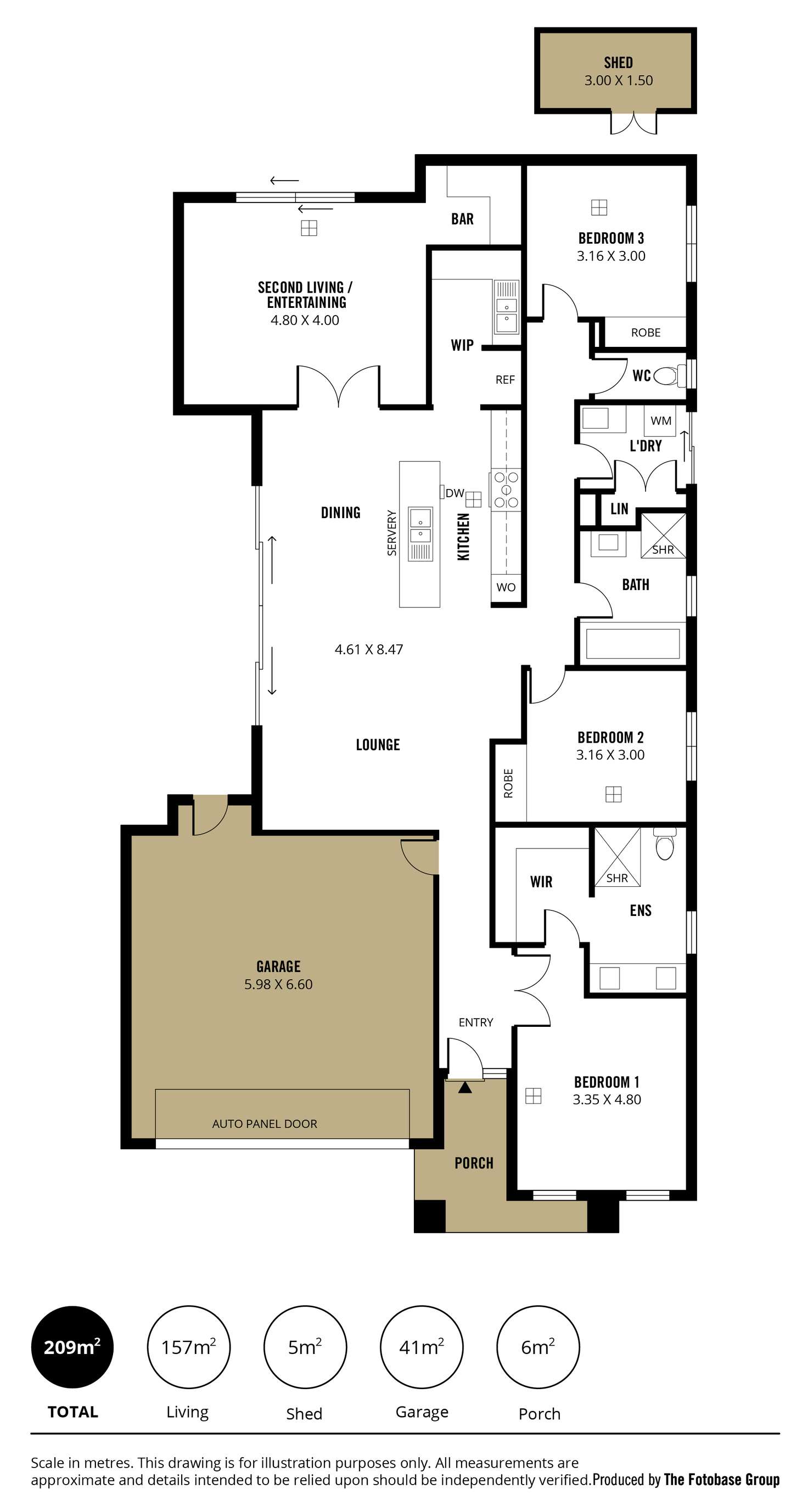 Floorplan of Homely house listing, 15 Riverwalk Place, Parafield Gardens SA 5107