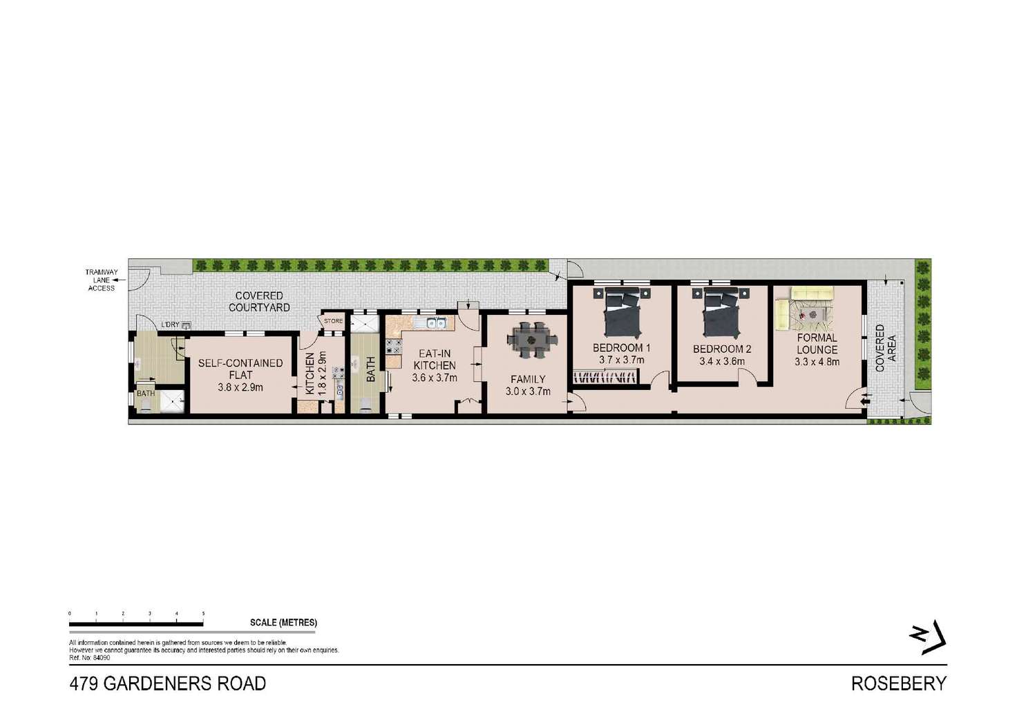 Floorplan of Homely house listing, 479 Gardeners Road, Rosebery NSW 2018