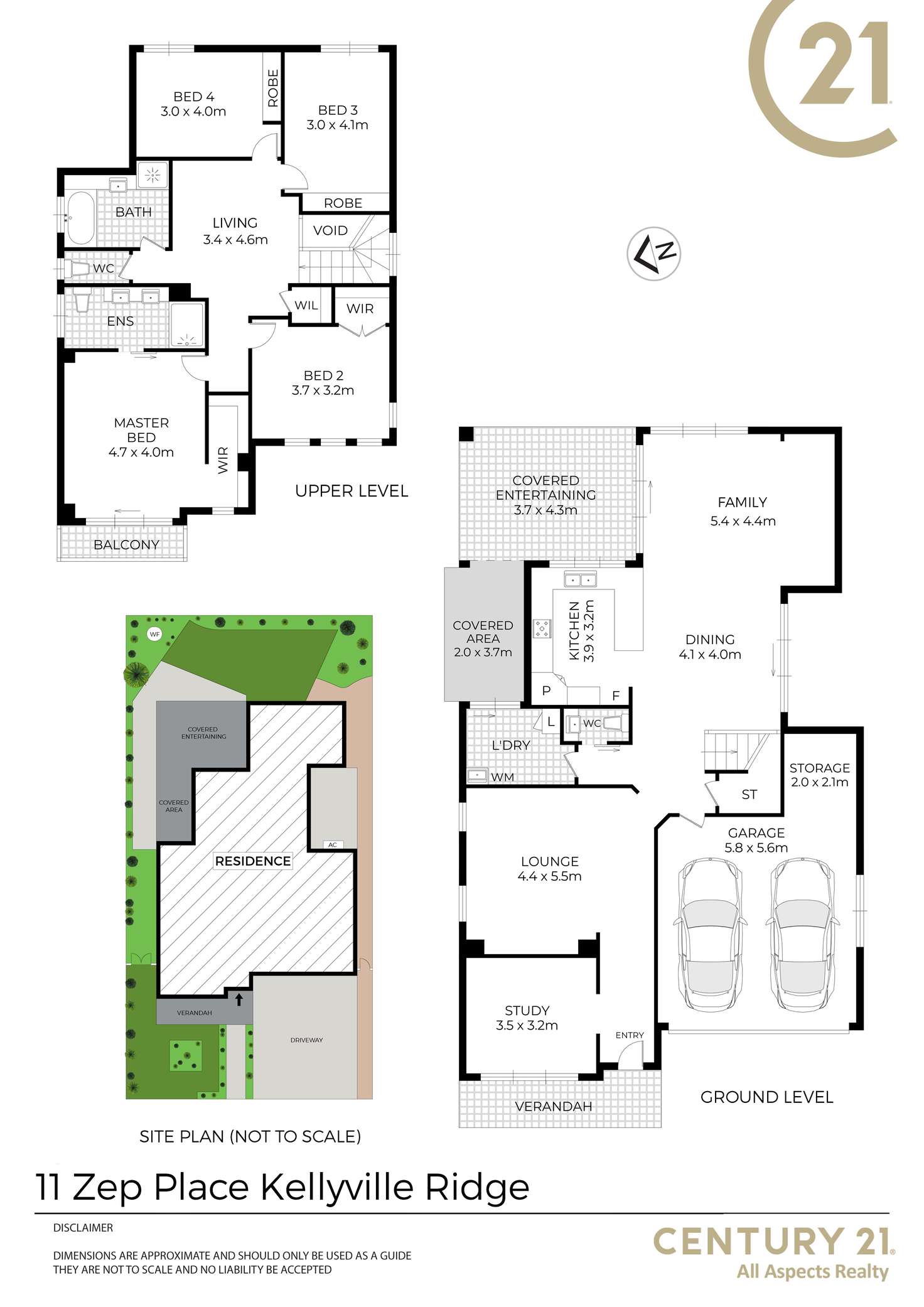 Floorplan of Homely house listing, 11 Zep Place, Kellyville Ridge NSW 2155