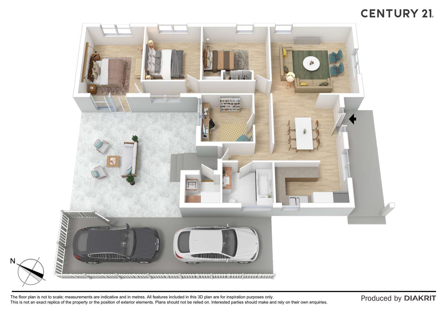 Floorplan of Homely house listing, 12 North Street, Echuca VIC 3564