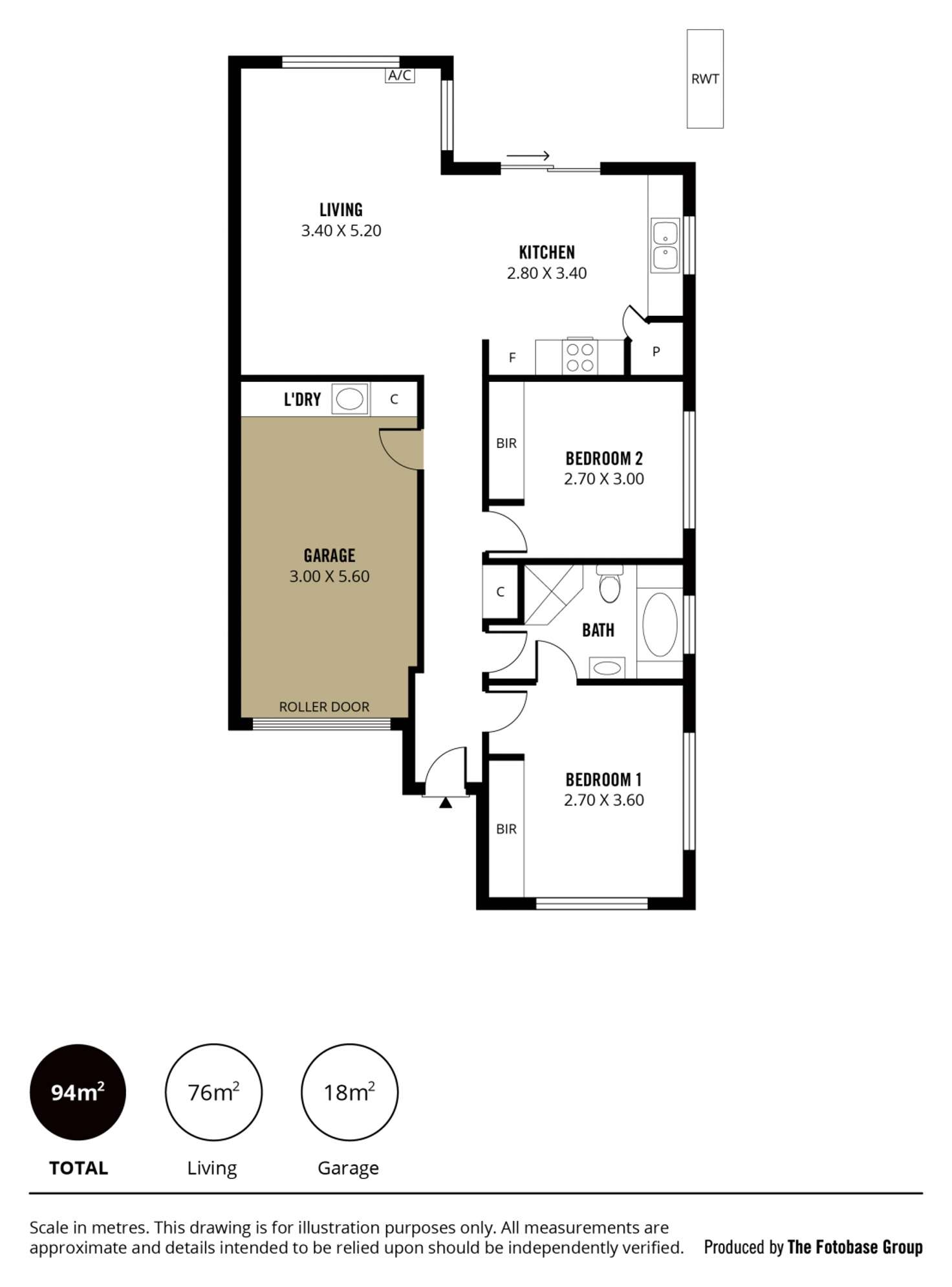 Floorplan of Homely house listing, 3/72 Gulfview Road, Christies Beach SA 5165