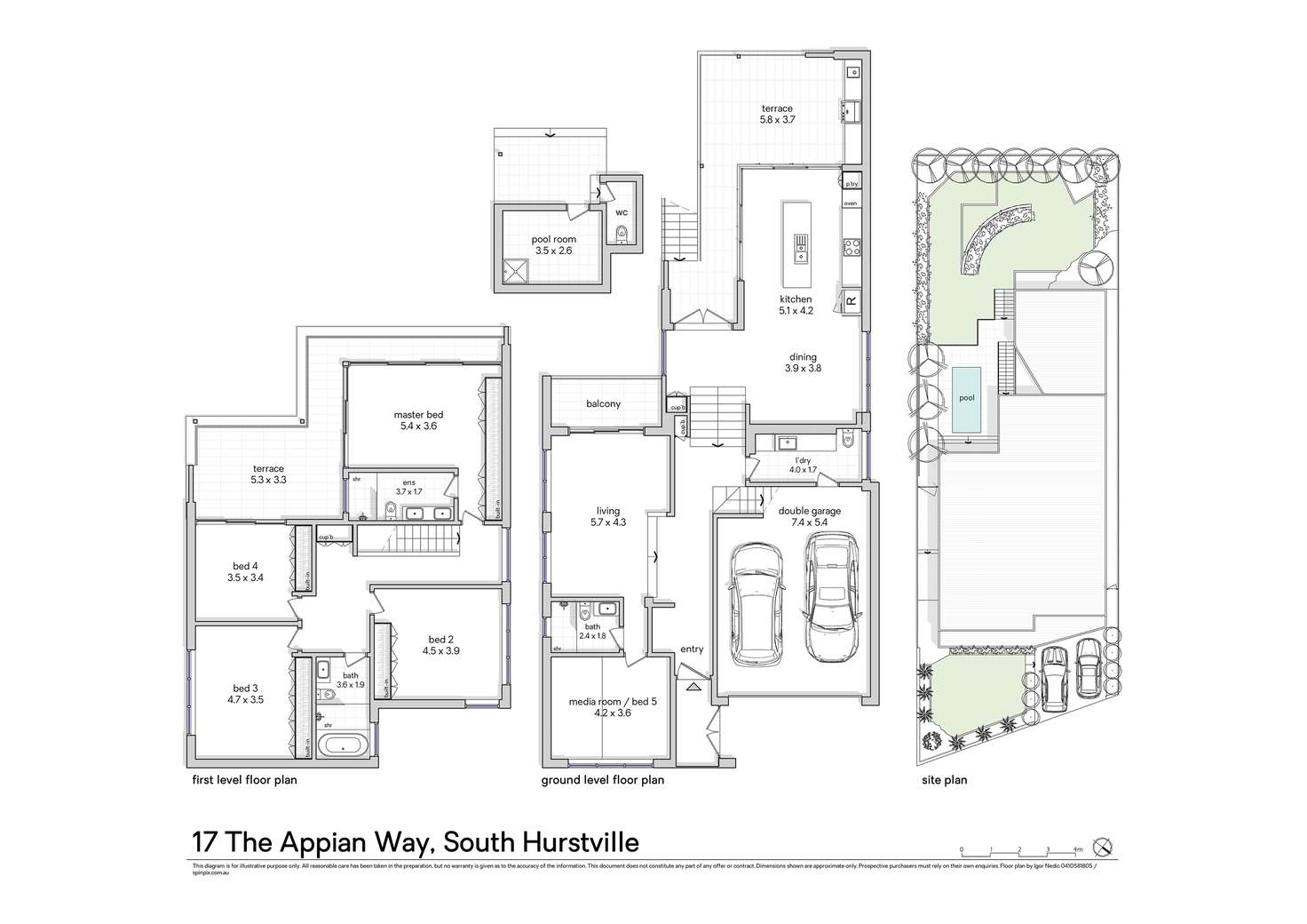 Floorplan of Homely house listing, 17 The Appian Way, South Hurstville NSW 2221