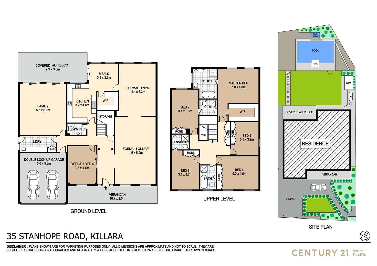 Floorplan of Homely house listing, 35 Stanhope Rd, Killara NSW 2071