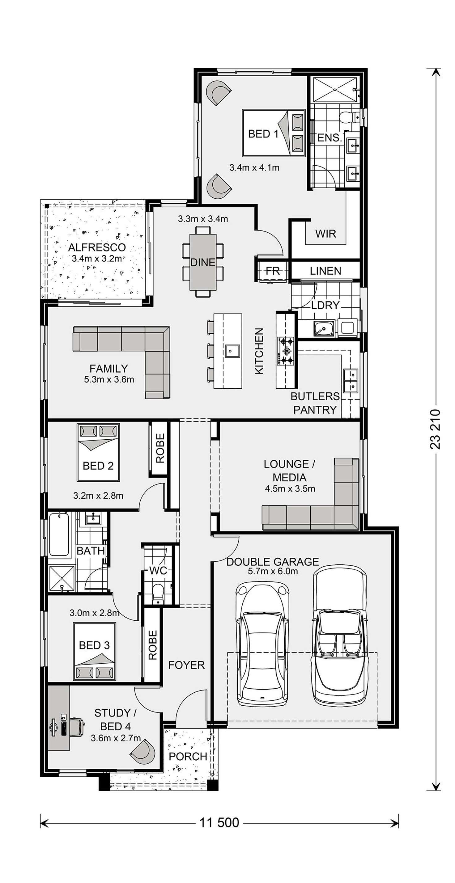 Floorplan of Homely residentialLand listing, 6 Monarch Court, Peregian Springs QLD 4573