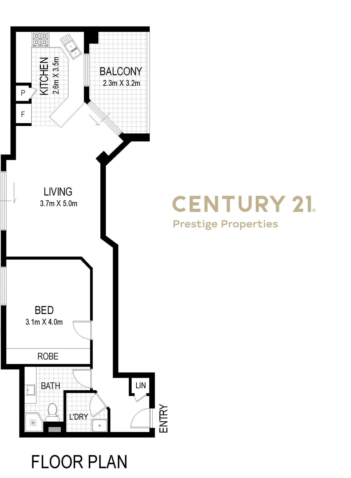 Floorplan of Homely apartment listing, Level 5/28 Warayama Place, Rozelle NSW 2039
