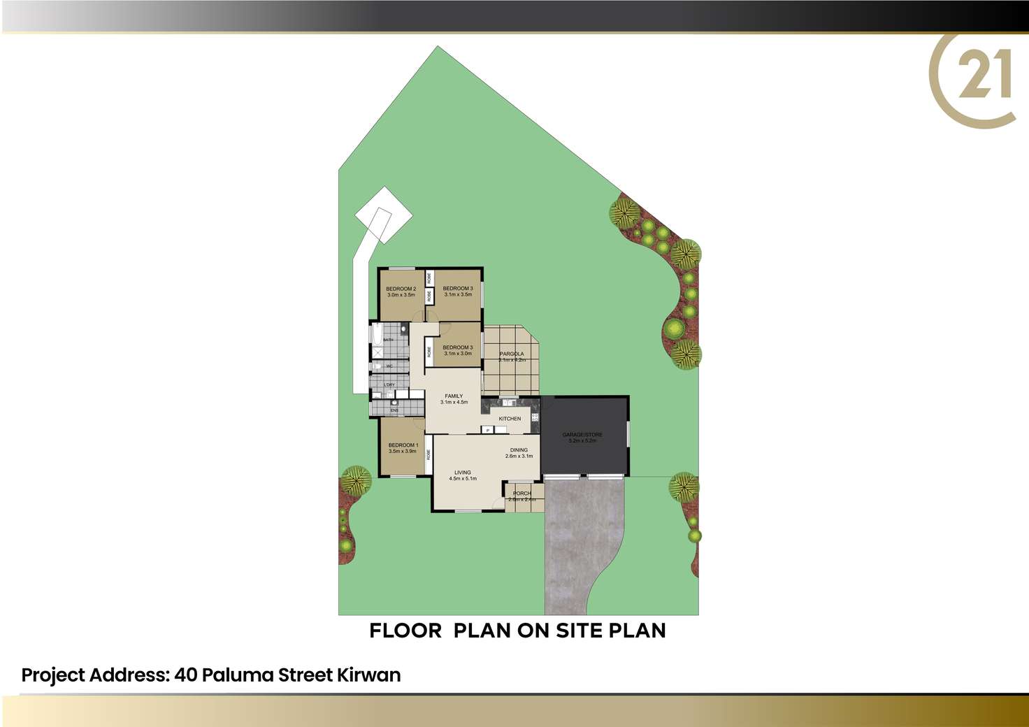 Floorplan of Homely house listing, 40 Paluma Street, Kirwan QLD 4817