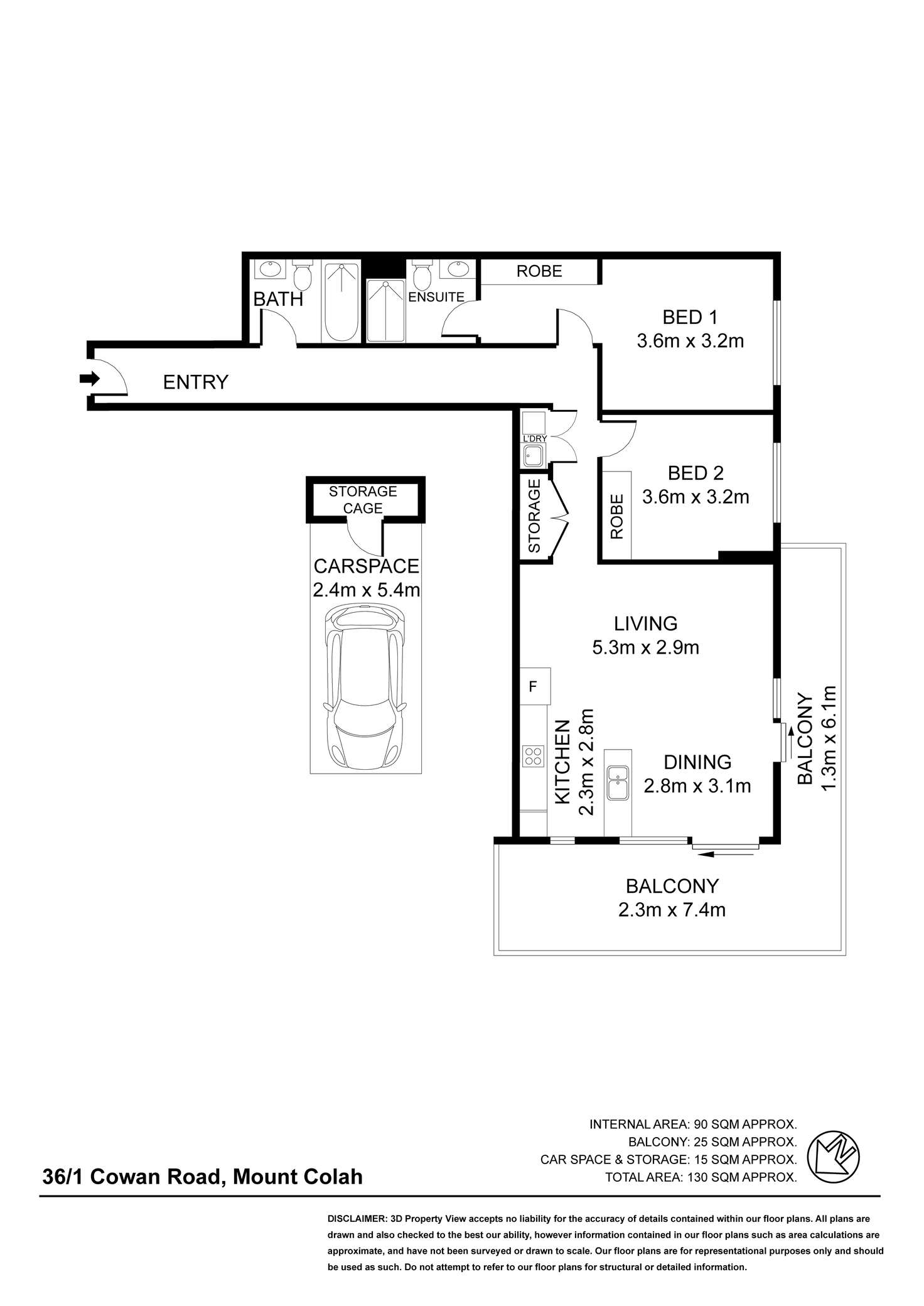 Floorplan of Homely apartment listing, 36/1 Cowan Road, Mount Colah NSW 2079