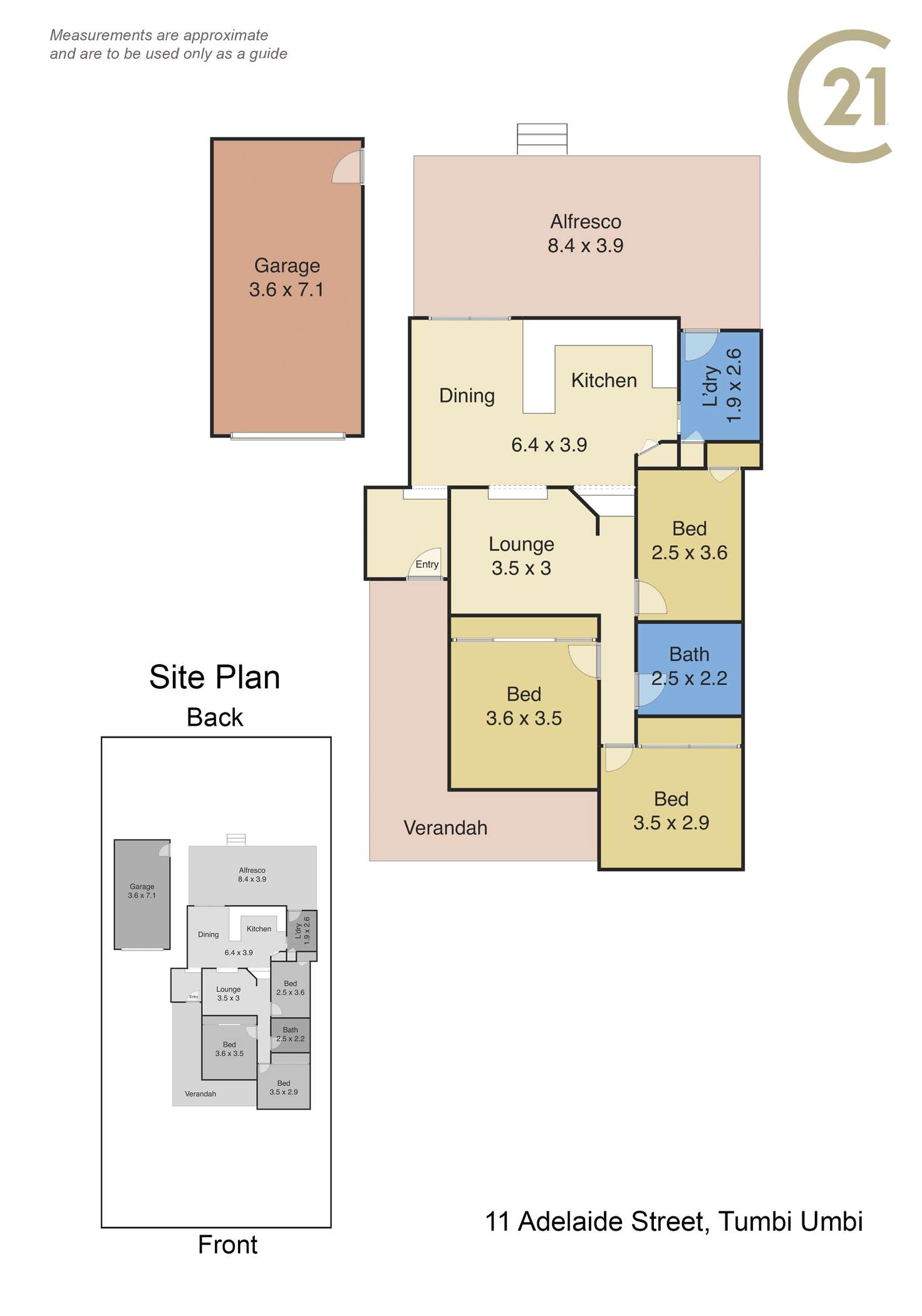 Floorplan of Homely house listing, 11 Adelaide Street, Tumbi Umbi NSW 2261