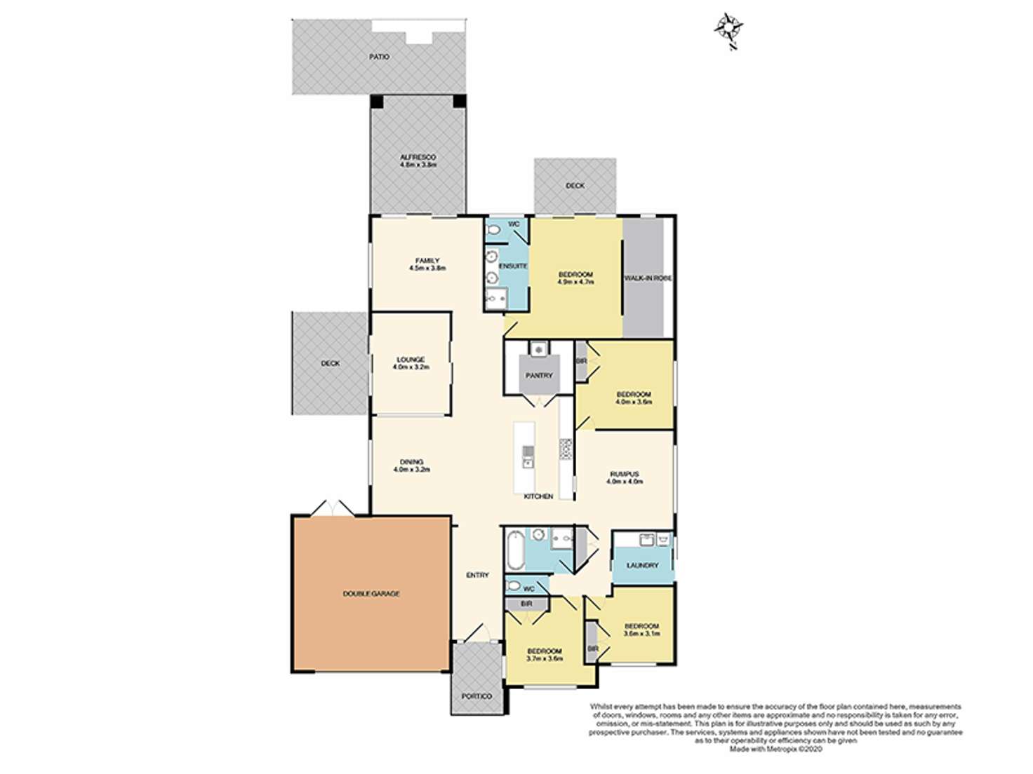 Floorplan of Homely house listing, 50 Bluemist Circuit, Lyndhurst VIC 3975