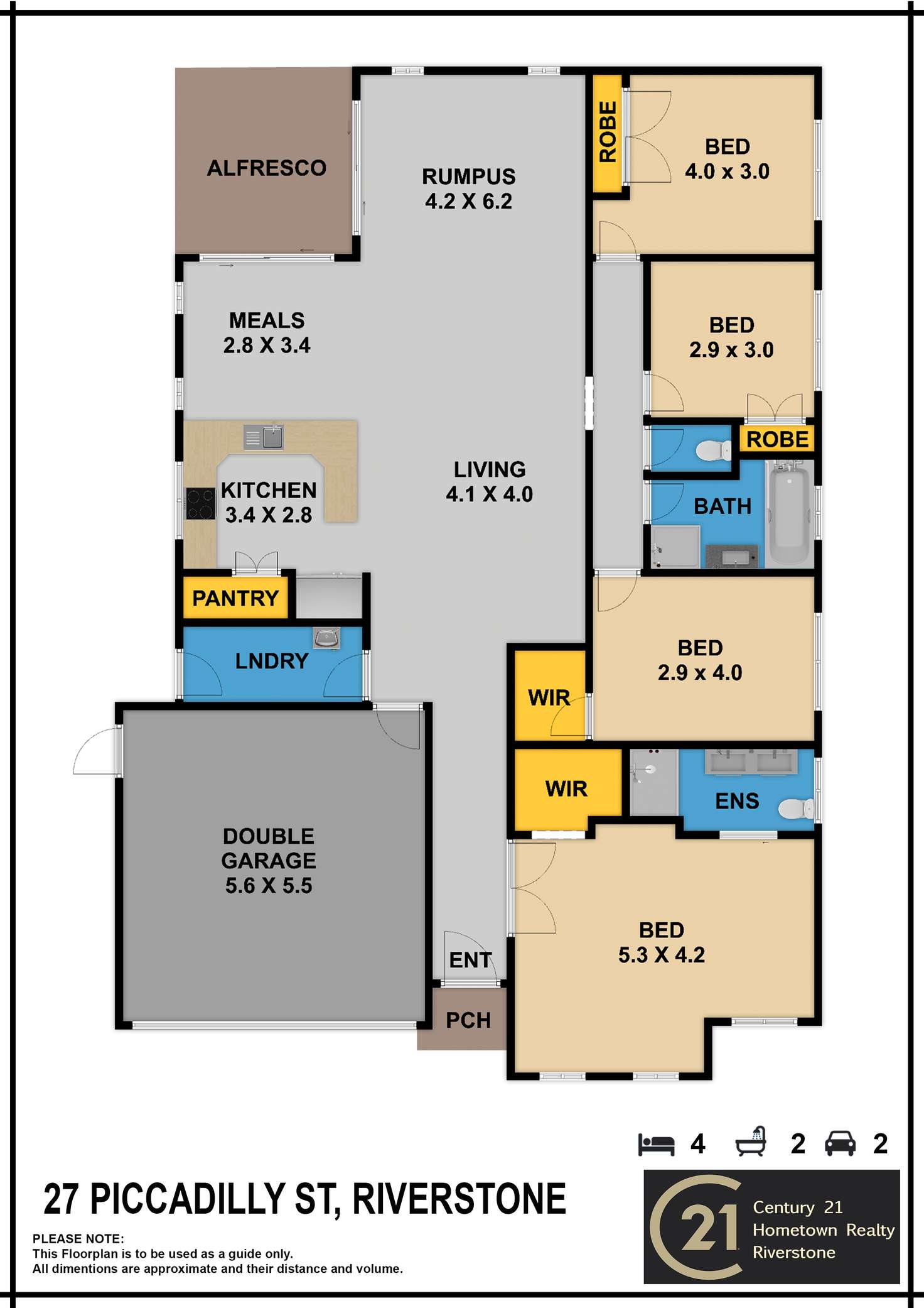 Floorplan of Homely house listing, 27 Piccadilly street, Riverstone NSW 2765