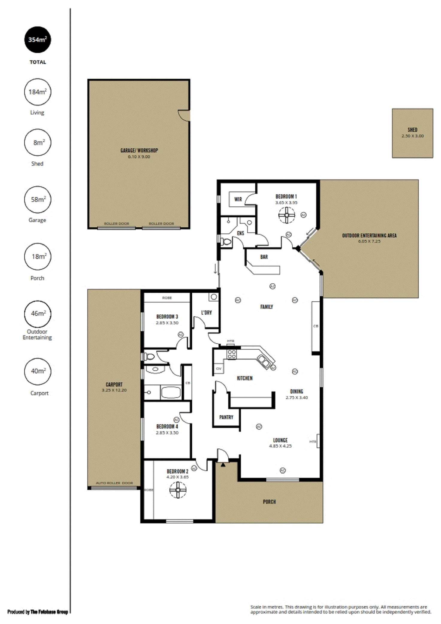 Floorplan of Homely house listing, 45 Myer Avenue, Plympton SA 5038