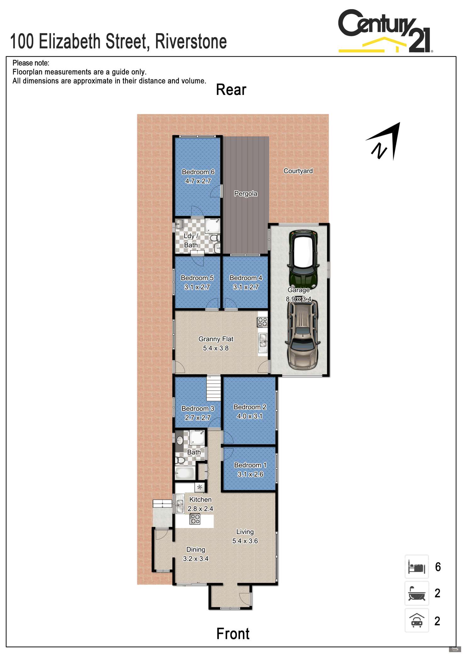 Floorplan of Homely house listing, 100 Elizabeth Street, Riverstone NSW 2765