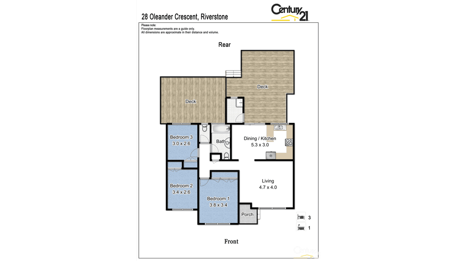 Floorplan of Homely house listing, 28 Oleander Crescent, Riverstone NSW 2765