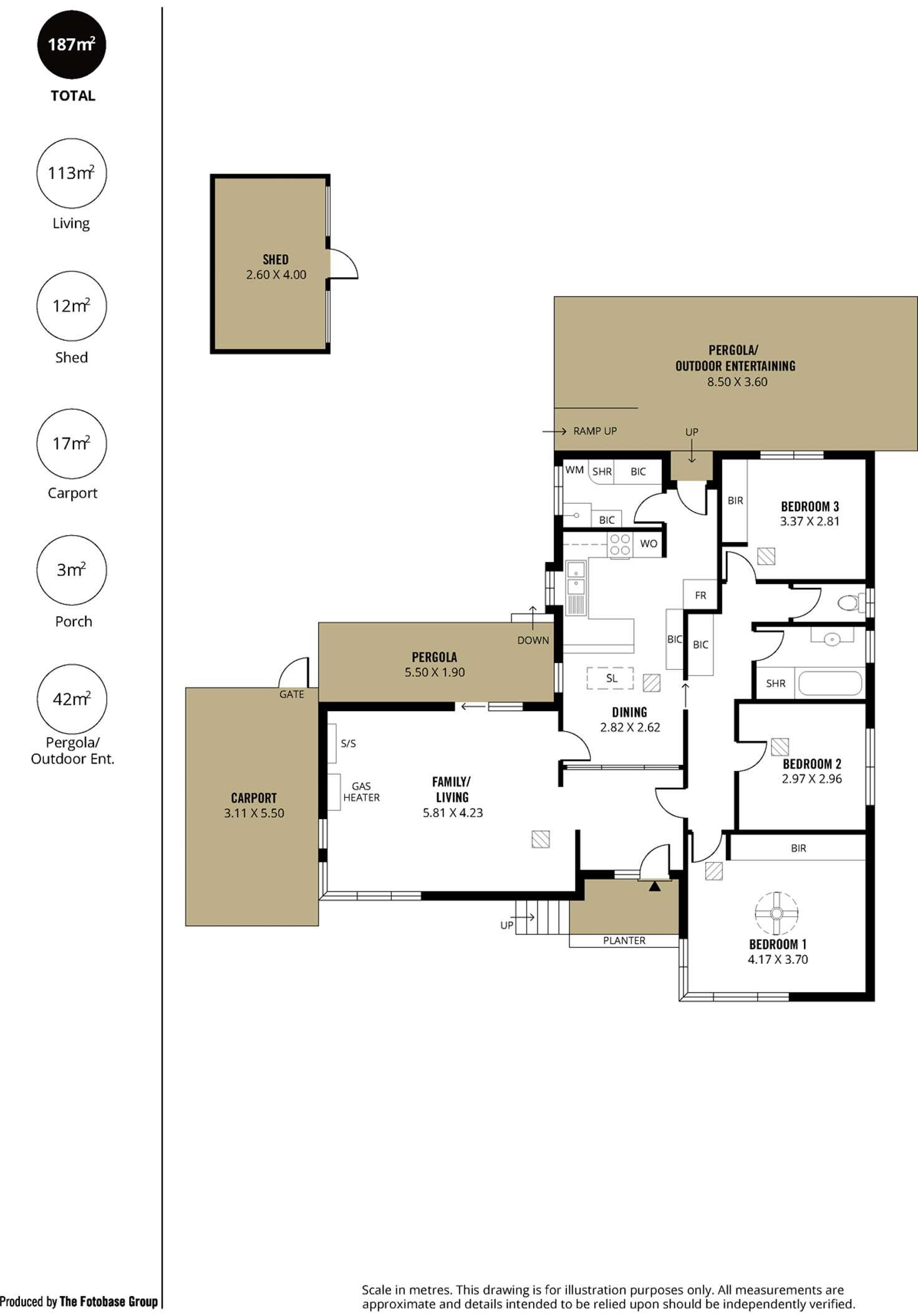 Floorplan of Homely house listing, 4 Kanangra Road, Seaview Downs SA 5049