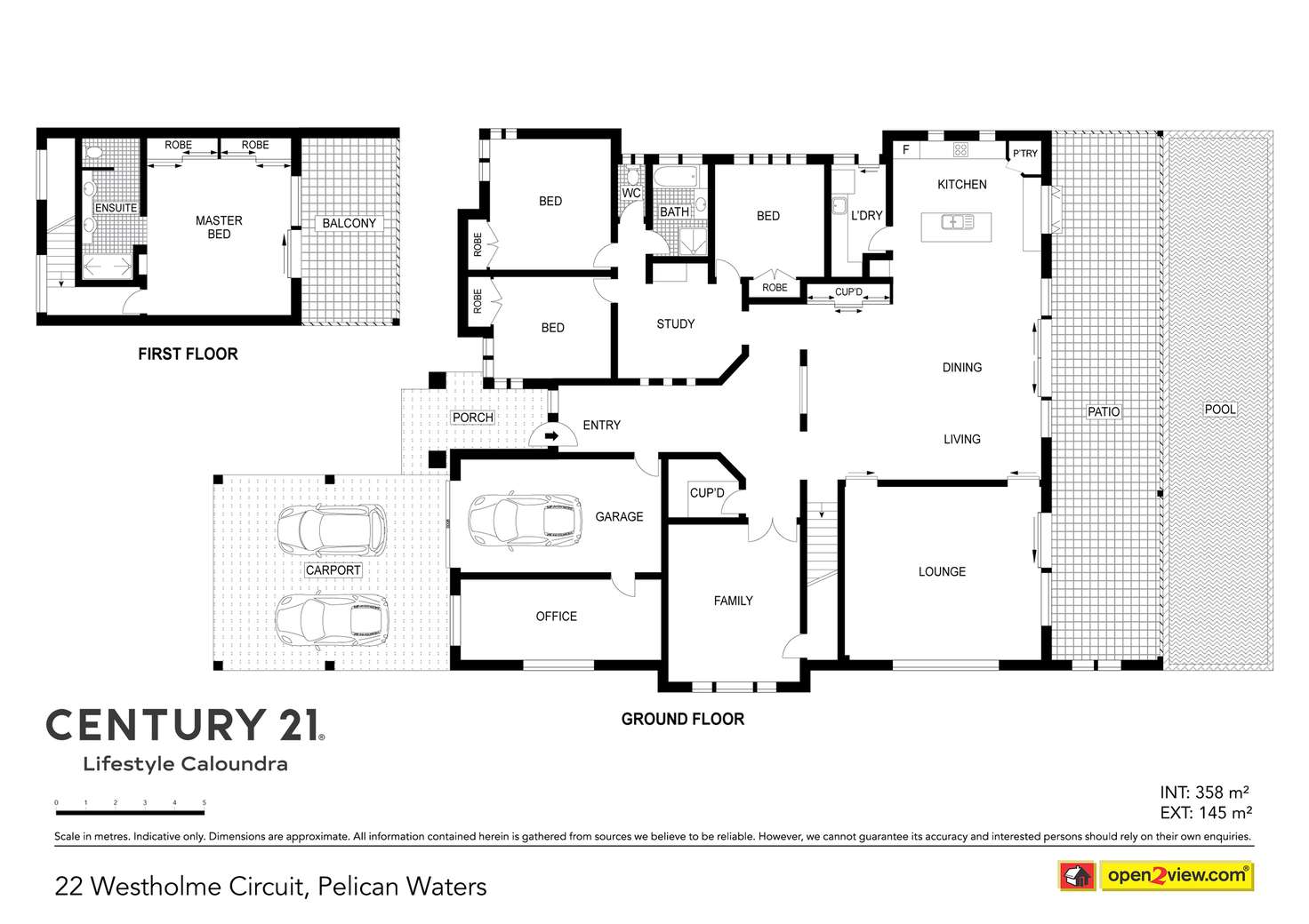 Floorplan of Homely house listing, 22 Westholme Circuit, Pelican Waters QLD 4551