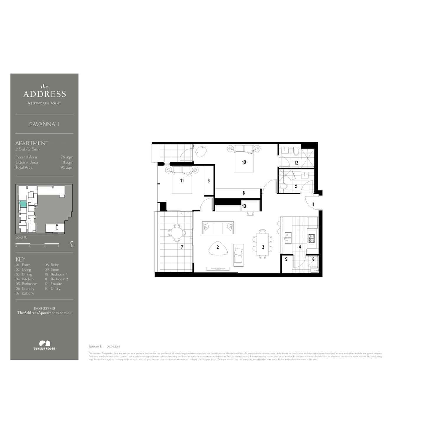 Floorplan of Homely apartment listing, 1308/13 Verona Drive, Wentworth Point NSW 2127