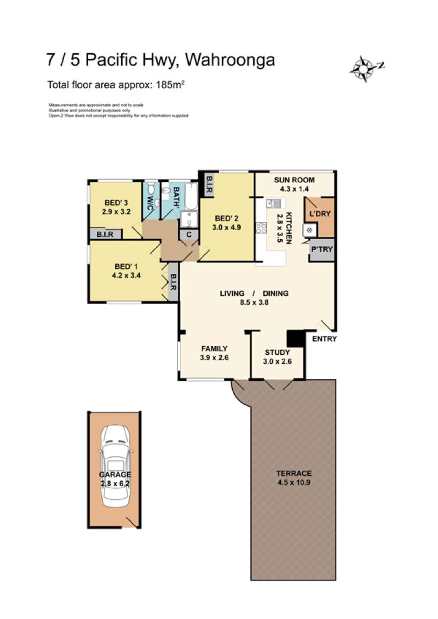 Floorplan of Homely apartment listing, 7/5-7 Pacific Hwy, Wahroonga NSW 2076