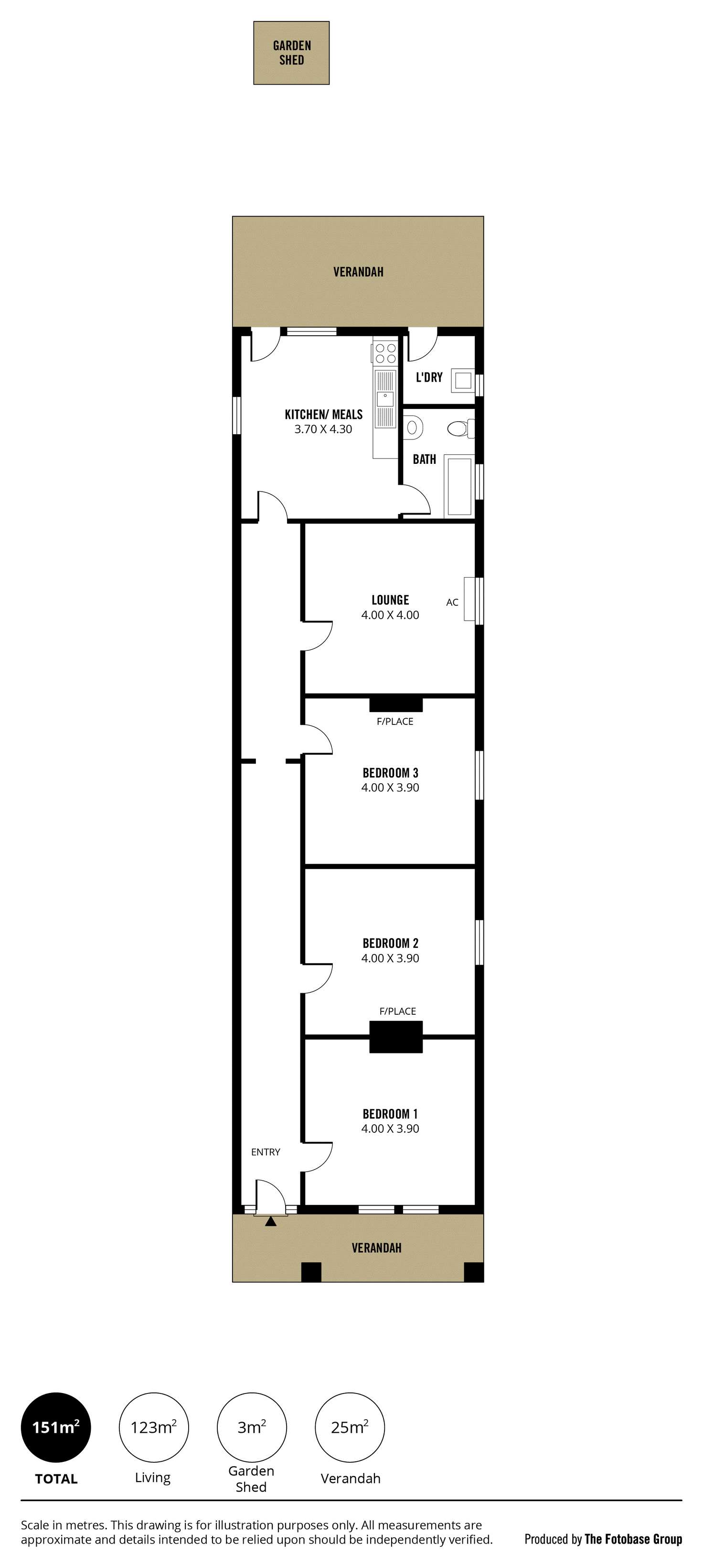 Floorplan of Homely house listing, 5 Gladstone Road, Mile End SA 5031