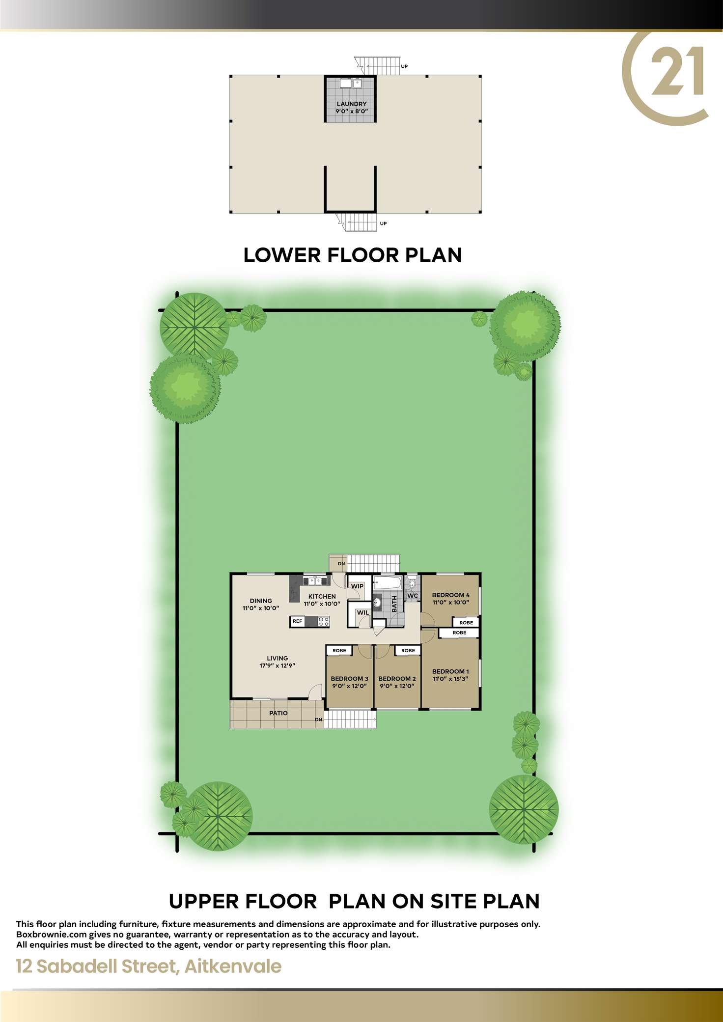 Floorplan of Homely house listing, 12 Sabadell Street, Kirwan QLD 4817