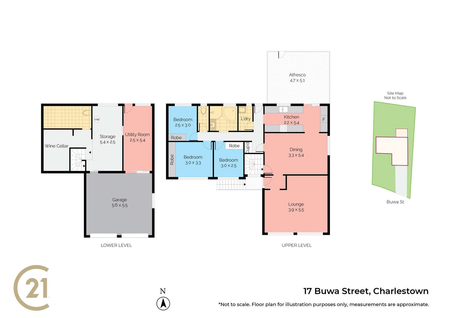 Floorplan of Homely house listing, 17 Buwa Street, Charlestown NSW 2290