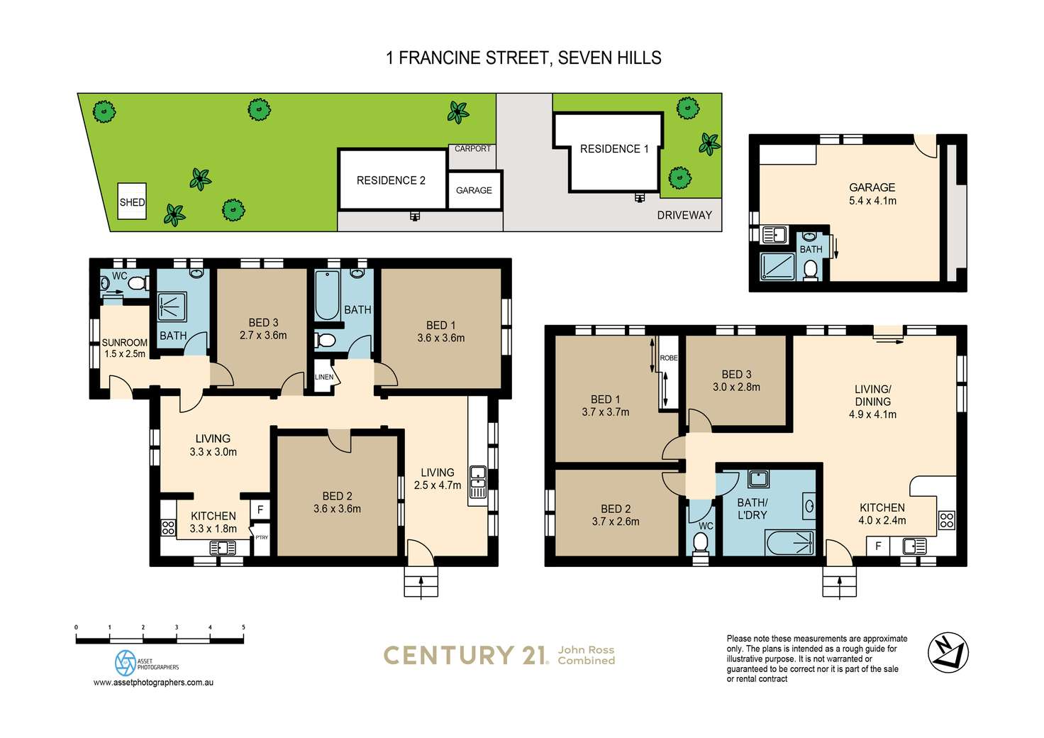 Floorplan of Homely house listing, 1 Francine Street, Seven Hills NSW 2147