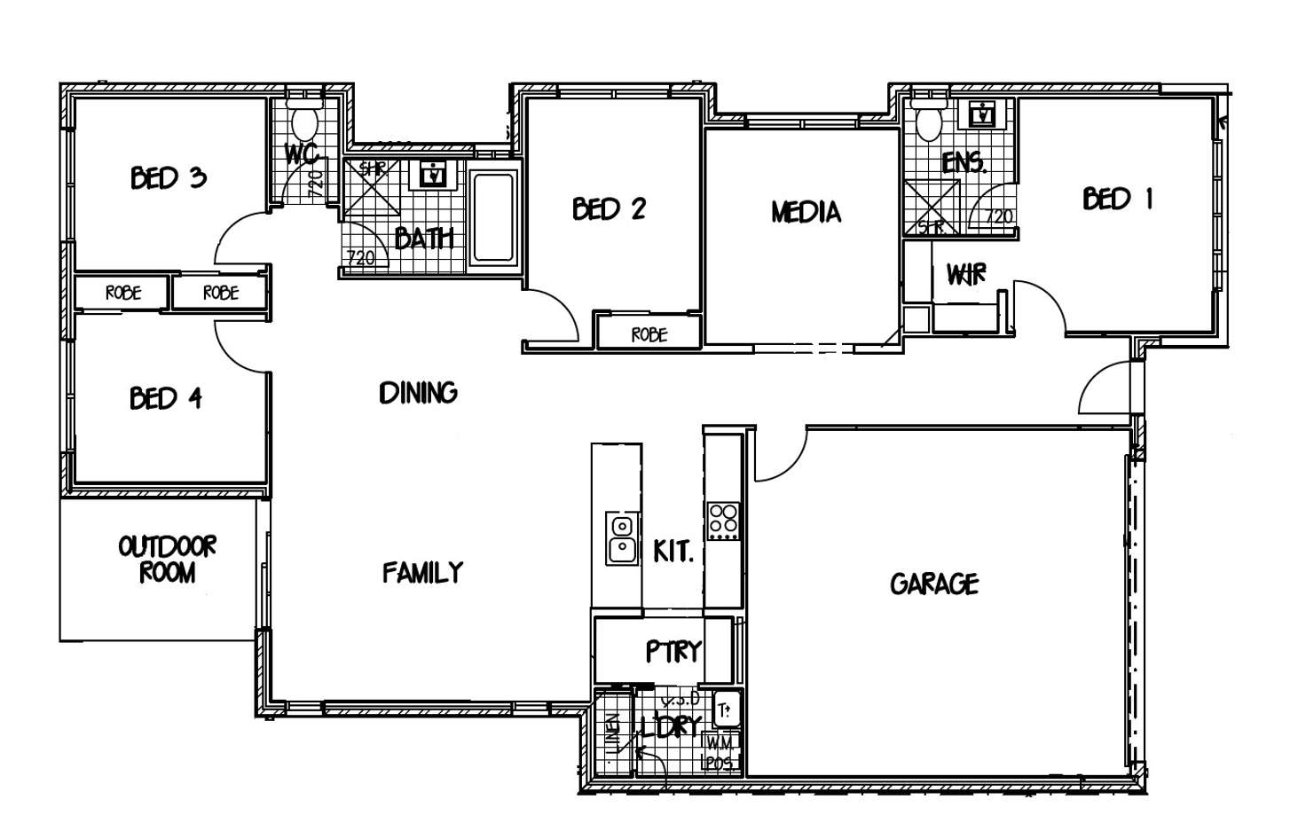 Floorplan of Homely house listing, 130 Cambooya Street, Drayton QLD 4350