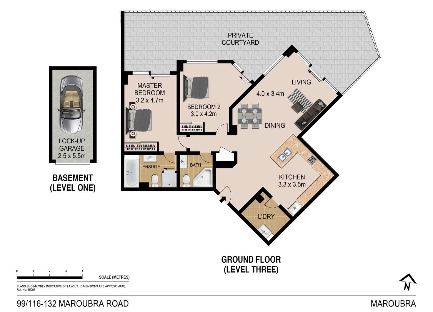 Floorplan of Homely unit listing, 99/116-132 Maroubra Road, Maroubra NSW 2035