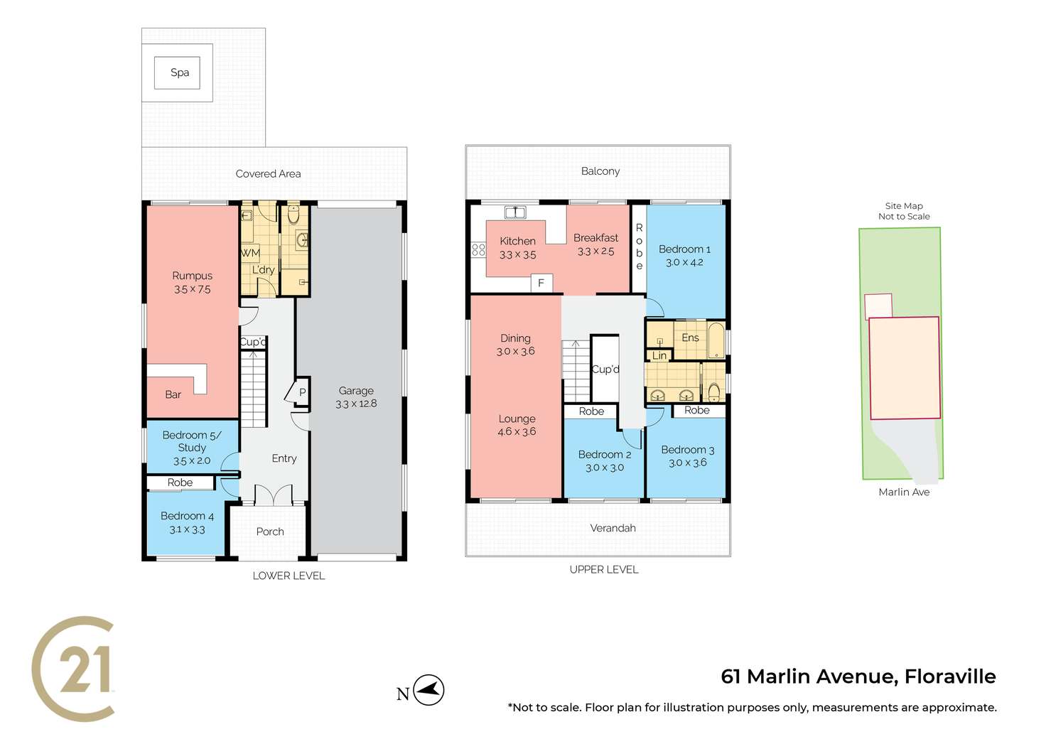Floorplan of Homely house listing, 61 Marlin Avenue, Floraville NSW 2280