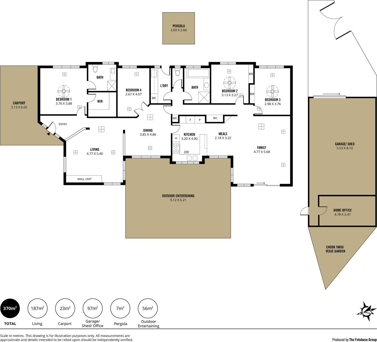 Floorplan of Homely house listing, 1 St. Ives Way, Onkaparinga Hills SA 5163