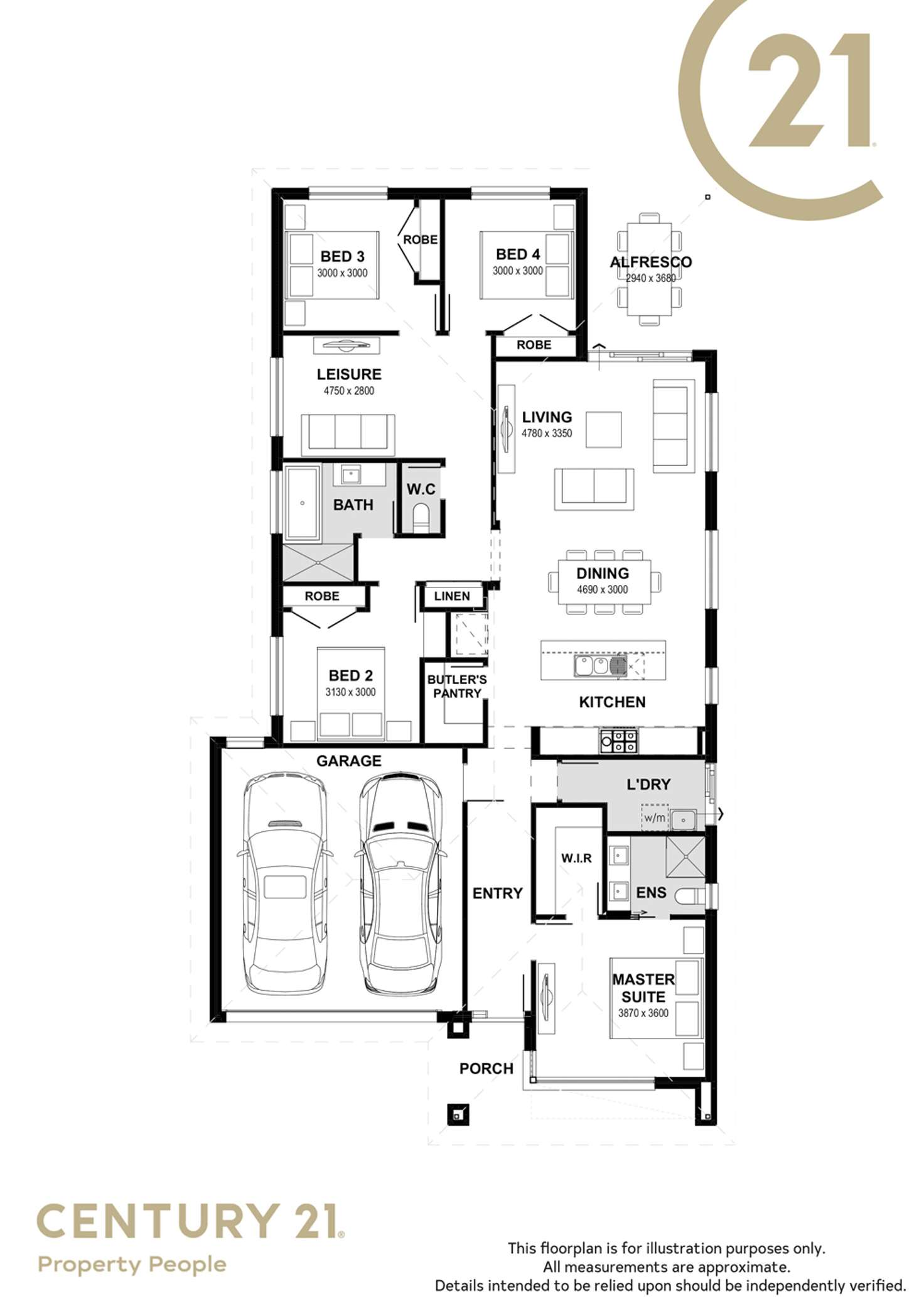 Floorplan of Homely house listing, 19 Ogilvy Road, Gawler East SA 5118