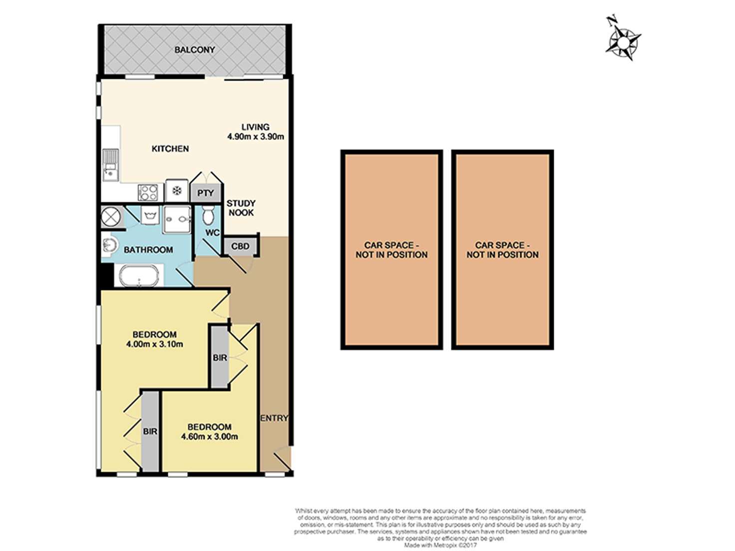 Floorplan of Homely apartment listing, 30/1 Eucalyptus Mews, Notting Hill VIC 3168